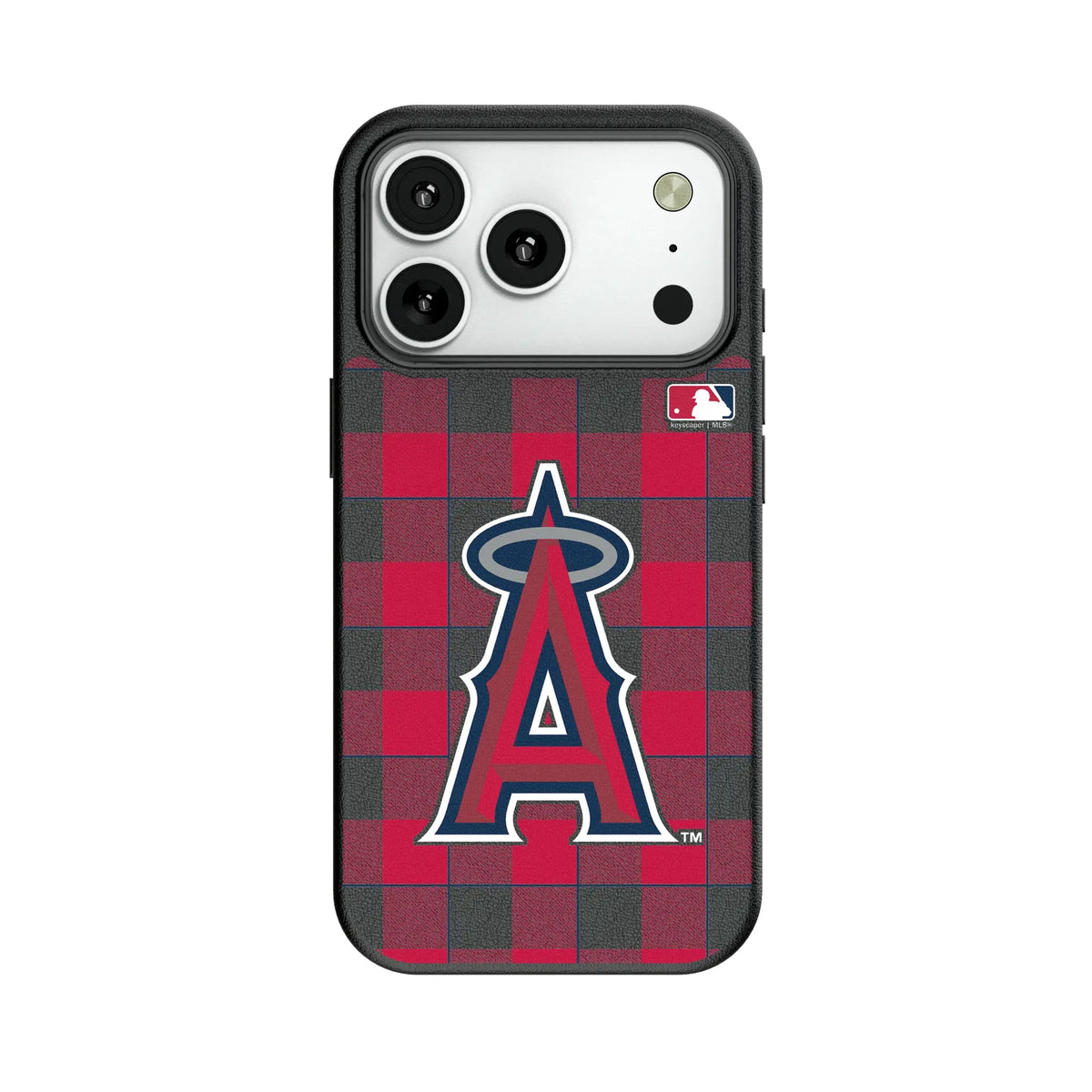 Los Angeles Angels Plaid MagSafe Compatible Phone Case for Apple iPhone