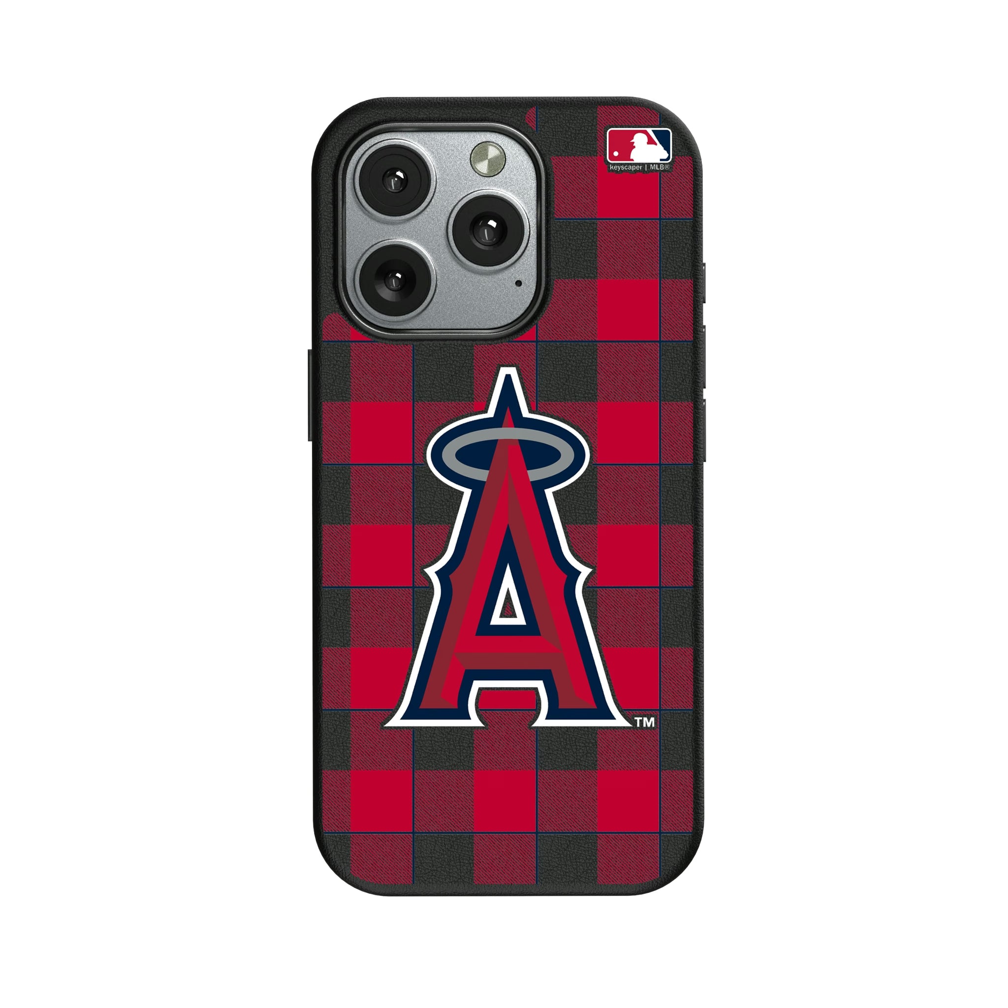 Los Angeles Angels Plaid iPhone MagSafe Compatible Phone Case for Apple iPhone