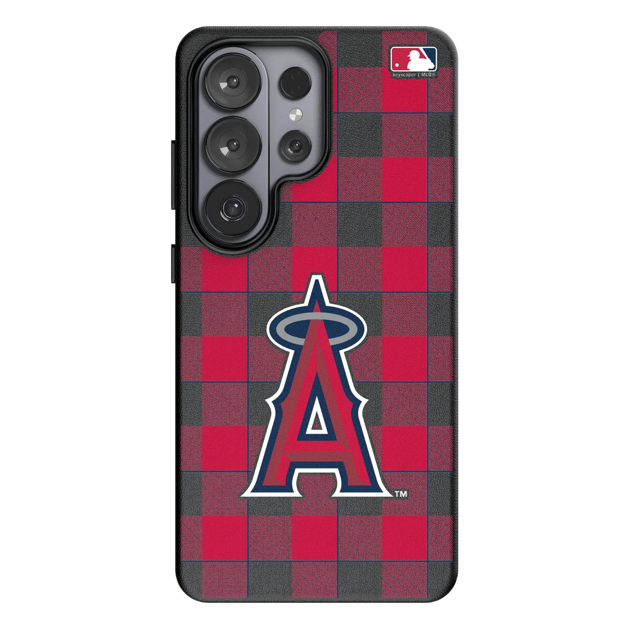 Los Angeles Angels Plaid Galaxy MagSafe Compatible Phone Case for Samsung Galaxy#Device_Galaxy S26 Ultra