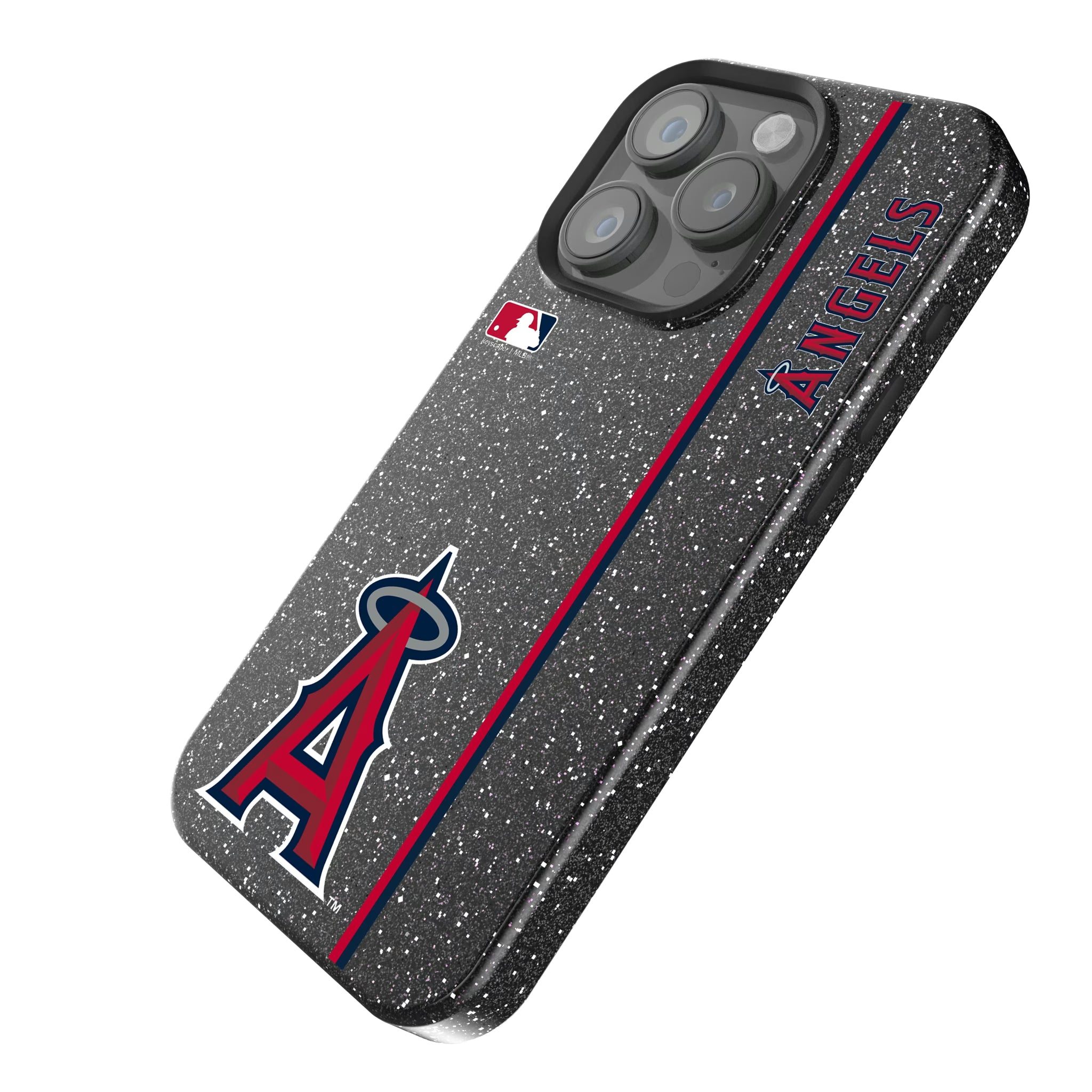 Los Angeles Angels Sidebar iPhone Bling Phone Case for Apple iPhone - Isometric View