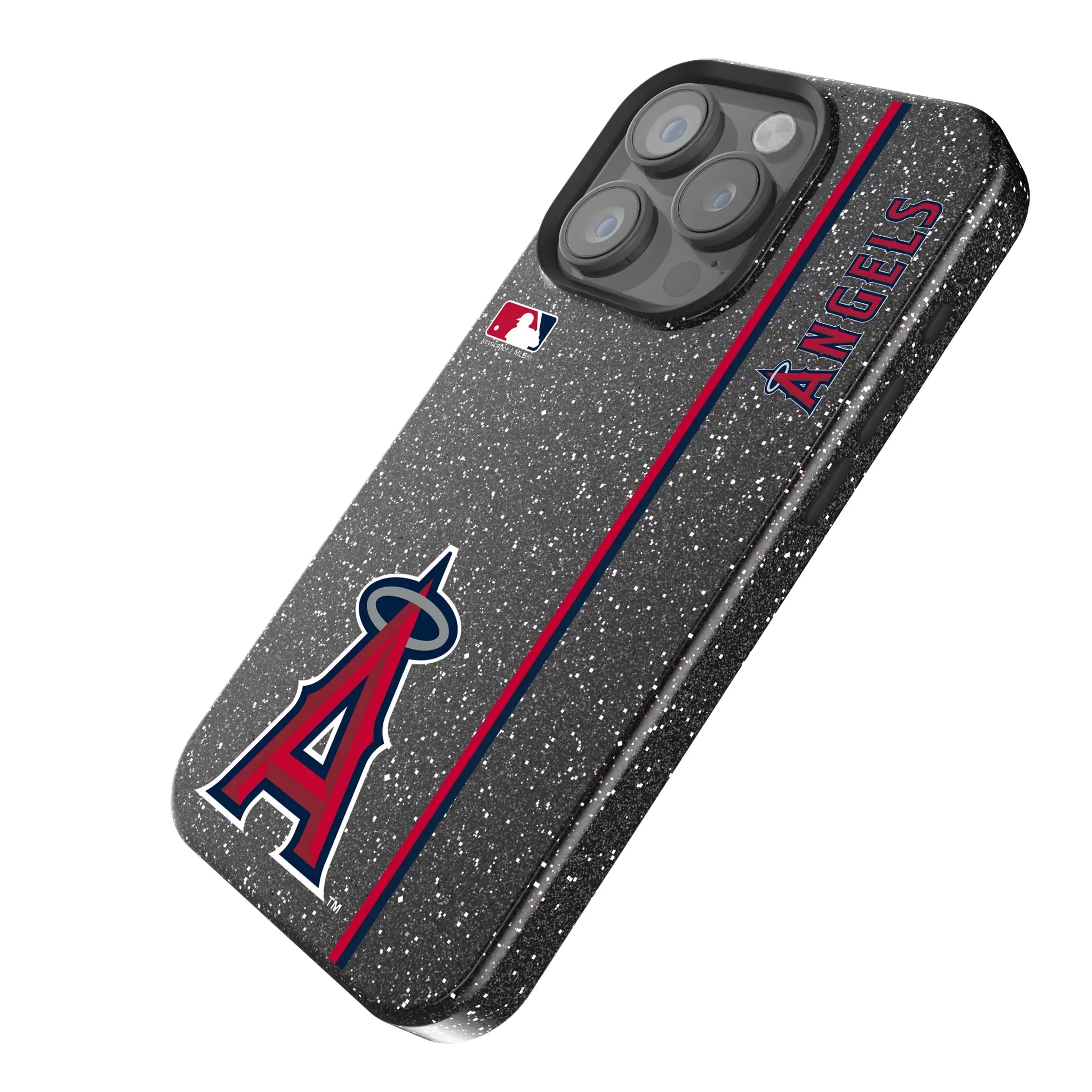 Los Angeles Angels Sidebar iPhone Bling Phone Case for Apple iPhone - Isometric View