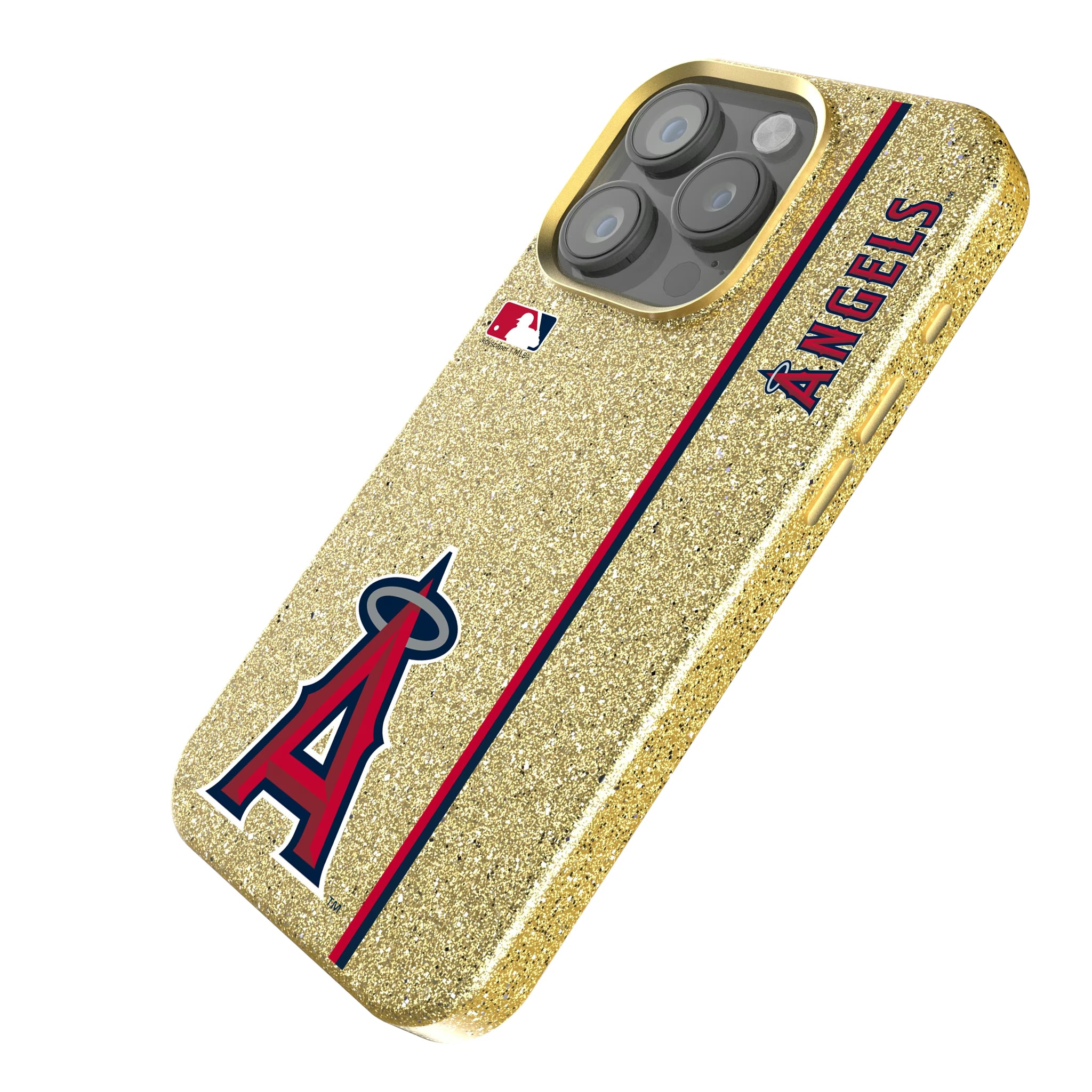 Los Angeles Angels Sidebar iPhone Bling Phone Case for Apple iPhone - Isometric View