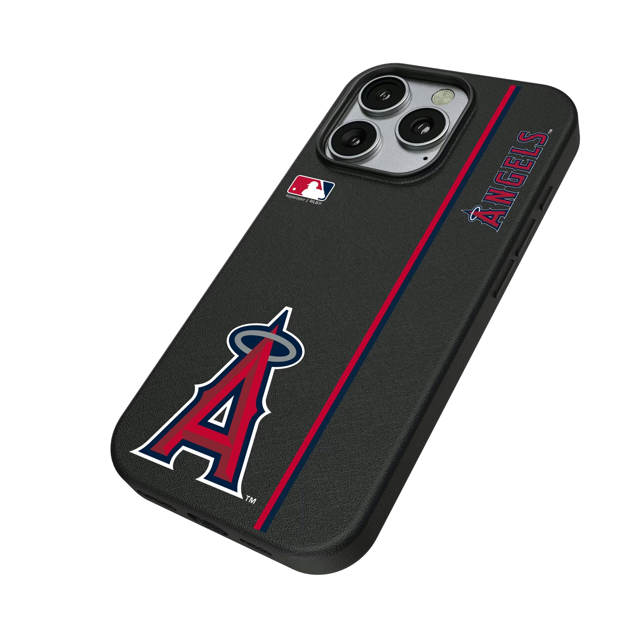 Los Angeles Angels Sidebar iPhone MagSafe Compatible Phone Case for Apple iPhone - Isometric View