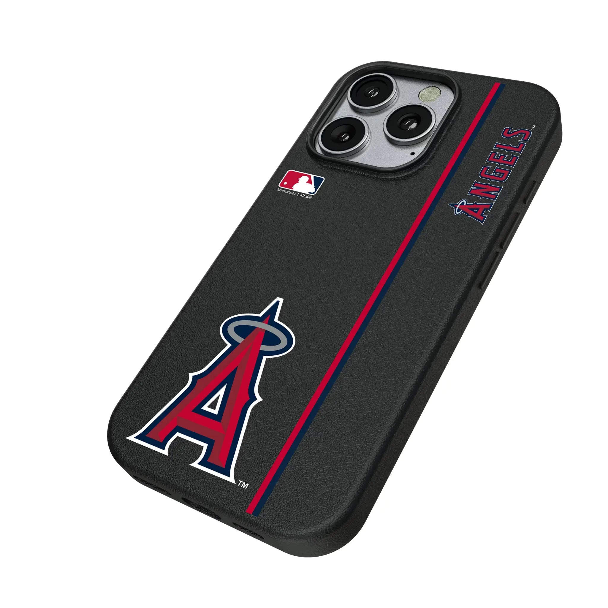 Los Angeles Angels Sidebar iPhone MagSafe Compatible Phone Case for Apple iPhone - Isometric View