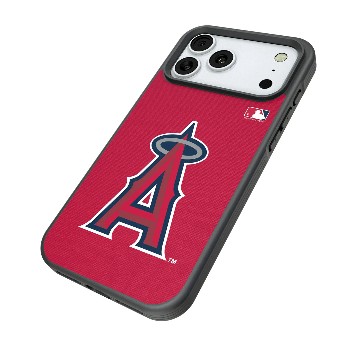 Los Angeles Angels Solid iPhone Bump Phone Case for Apple iPhone - Isometric View#Device_iPhone 18 Pro Max