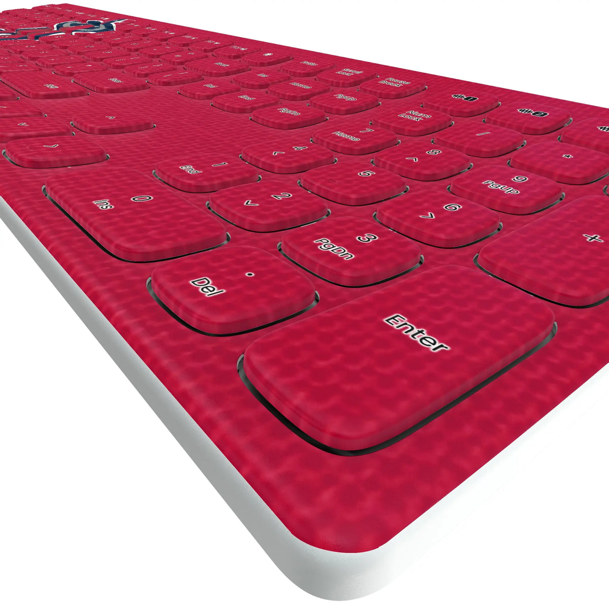 Los Angeles Angels Solid KKB605 Curved Wireless Keyboard - Detail