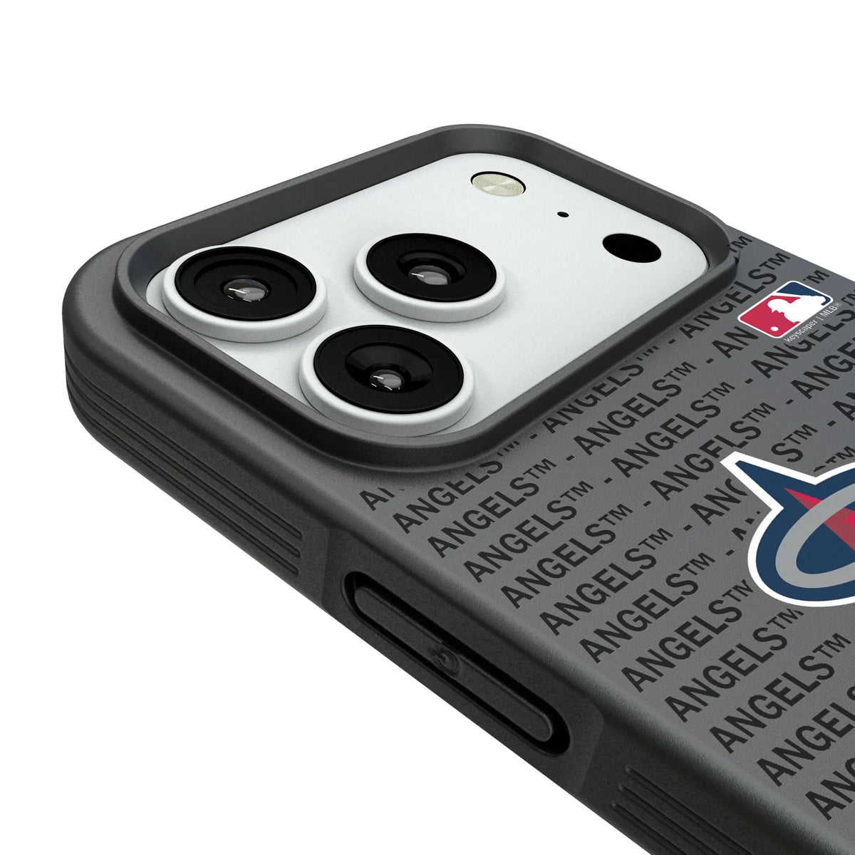 Los Angeles Angels Text Backdrop iPhone Bump Phone Case for Apple iPhone - Detail#Device_iPhone 18 Pro