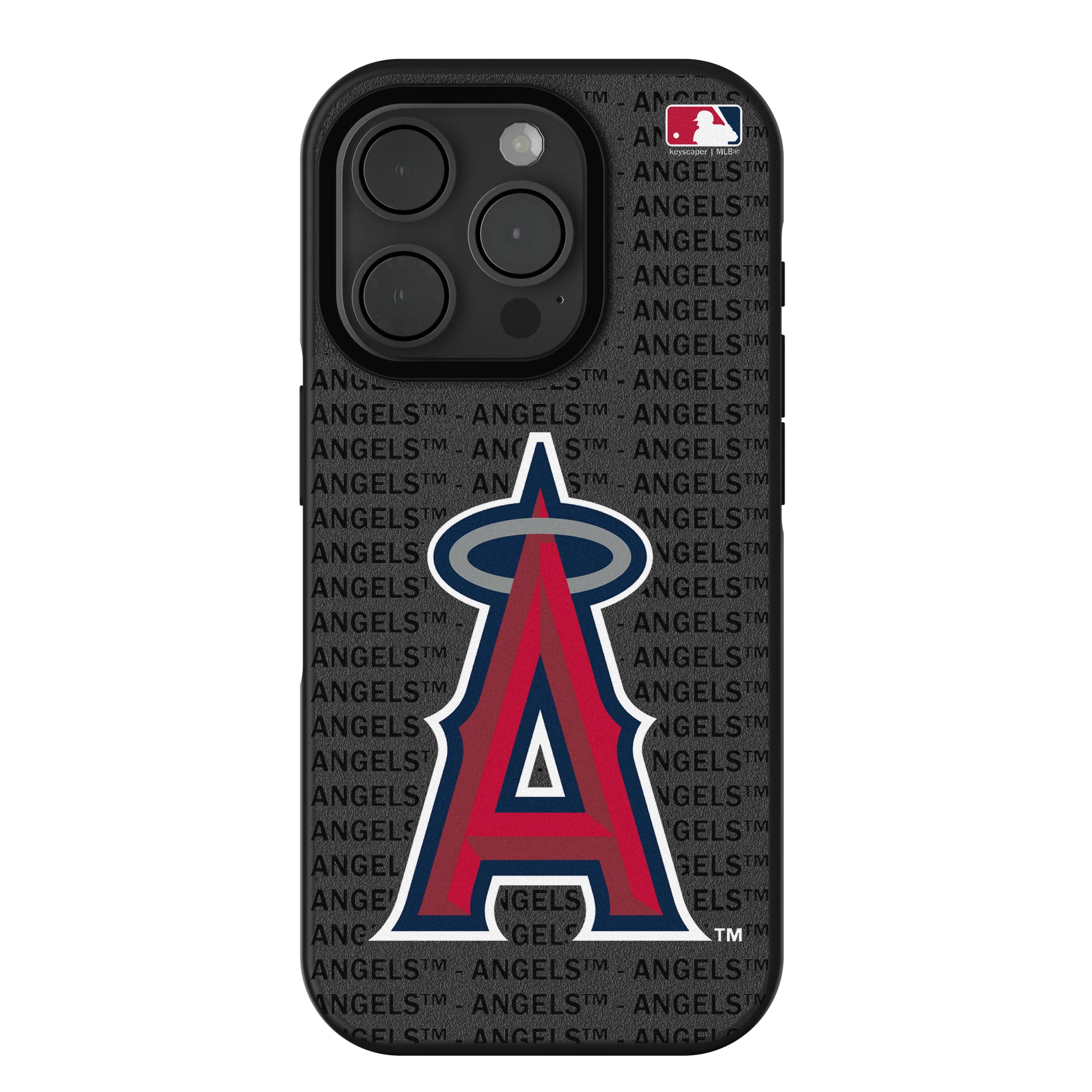Los Angeles Angels Text Backdrop iPhone Bump Phone Case for Apple iPhone