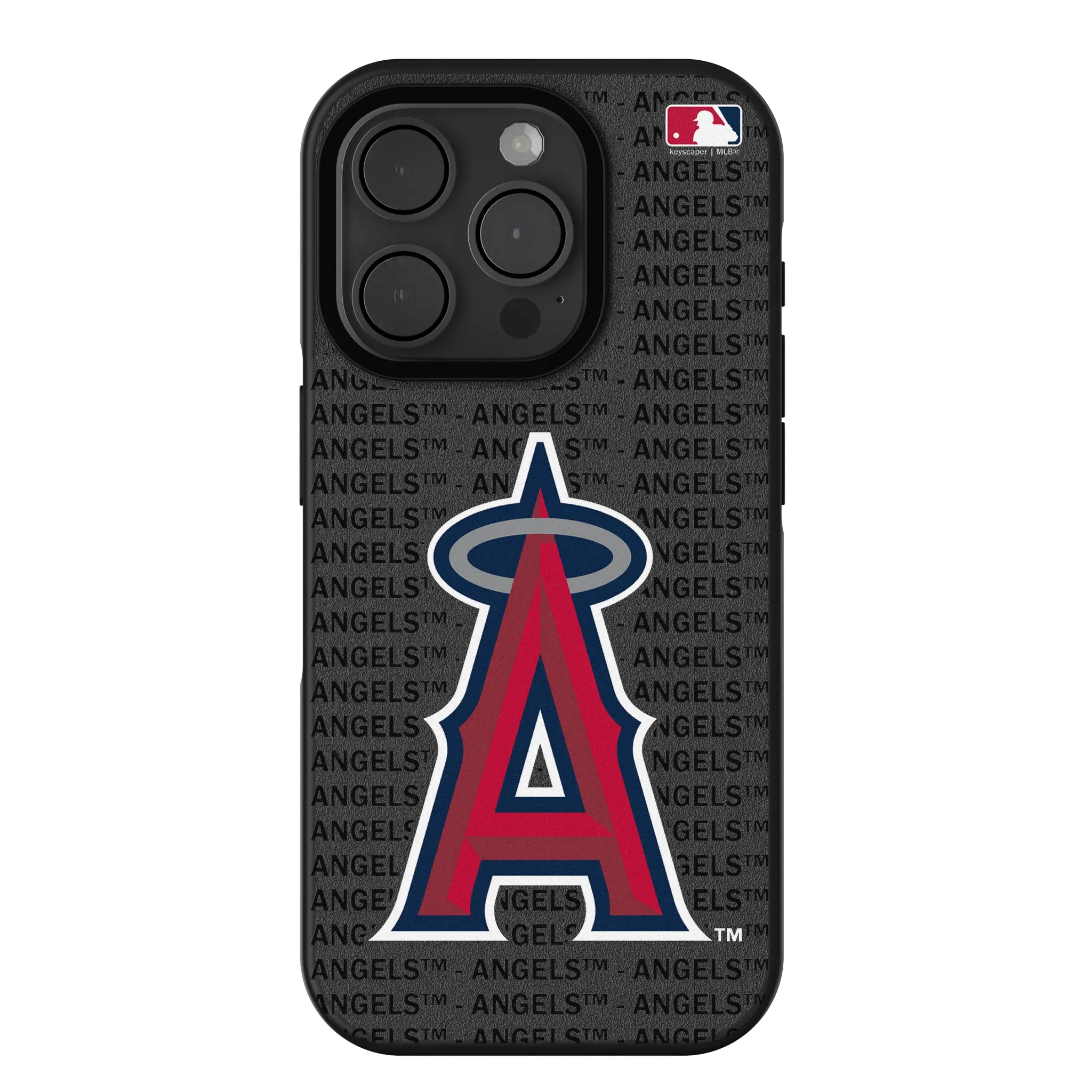 Los Angeles Angels Text Backdrop iPhone Bump Phone Case for Apple iPhone