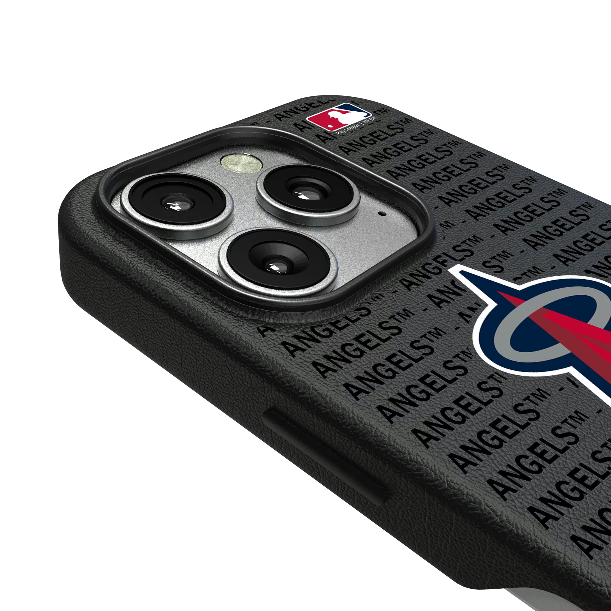 Los Angeles Angels Text Backdrop iPhone MagSafe Compatible Phone Case for Apple iPhone - Detail