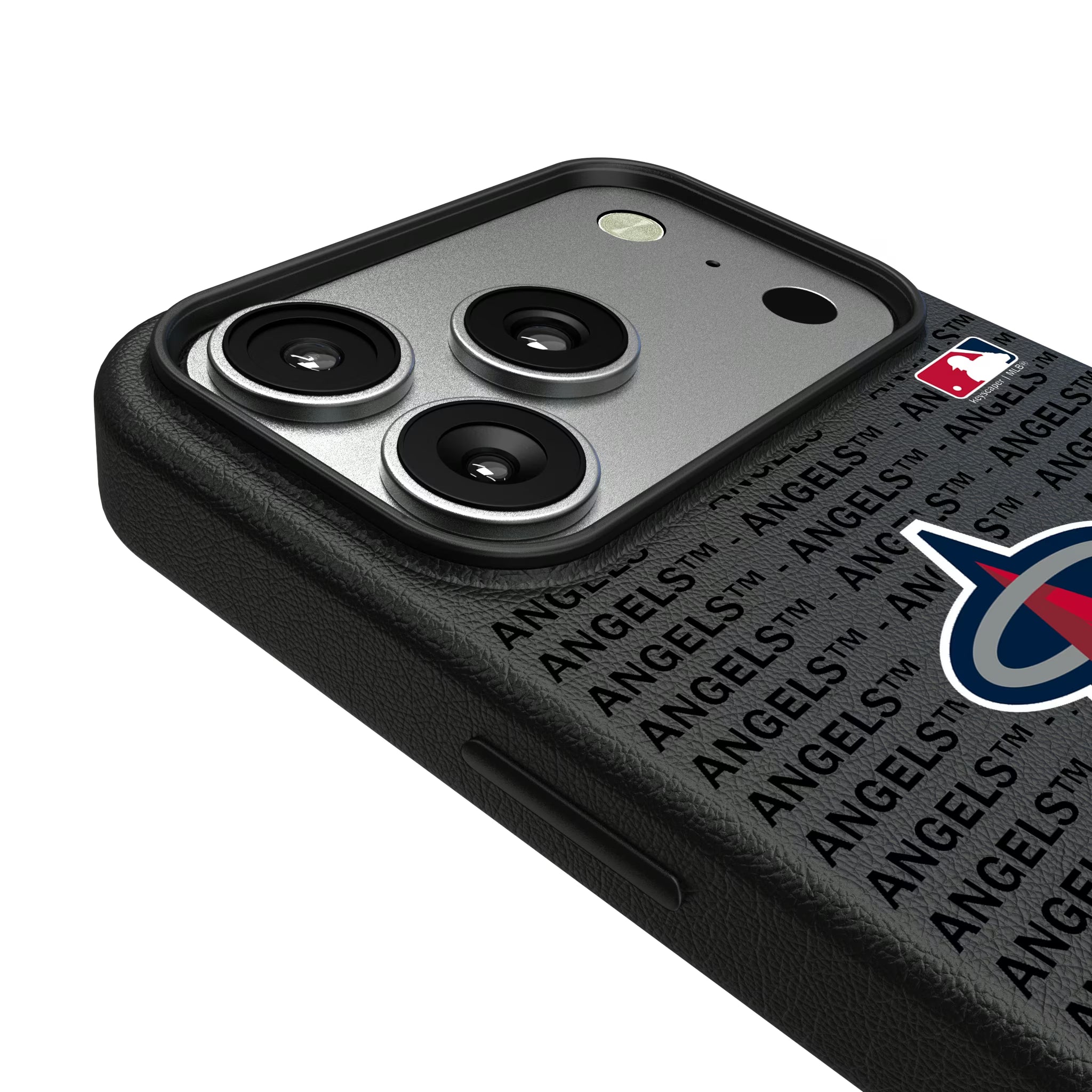Los Angeles Angels Text Backdrop iPhone MagSafe Compatible Phone Case for Apple iPhone - Detail#Device_iPhone 17 Pro