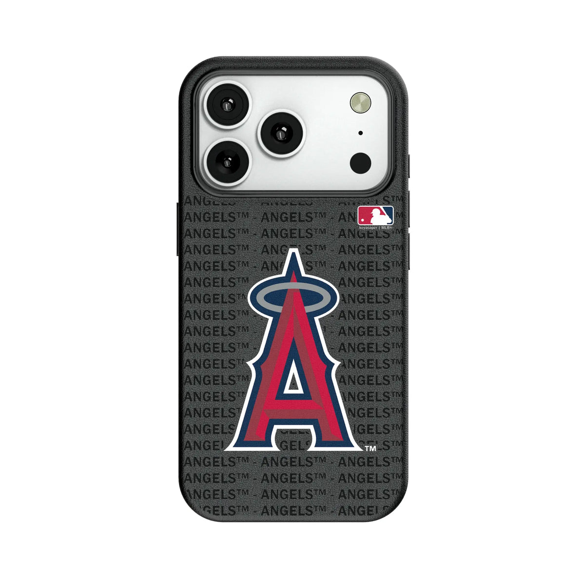 Los Angeles Angels Text Backdrop MagSafe Compatible Phone Case for Apple iPhone