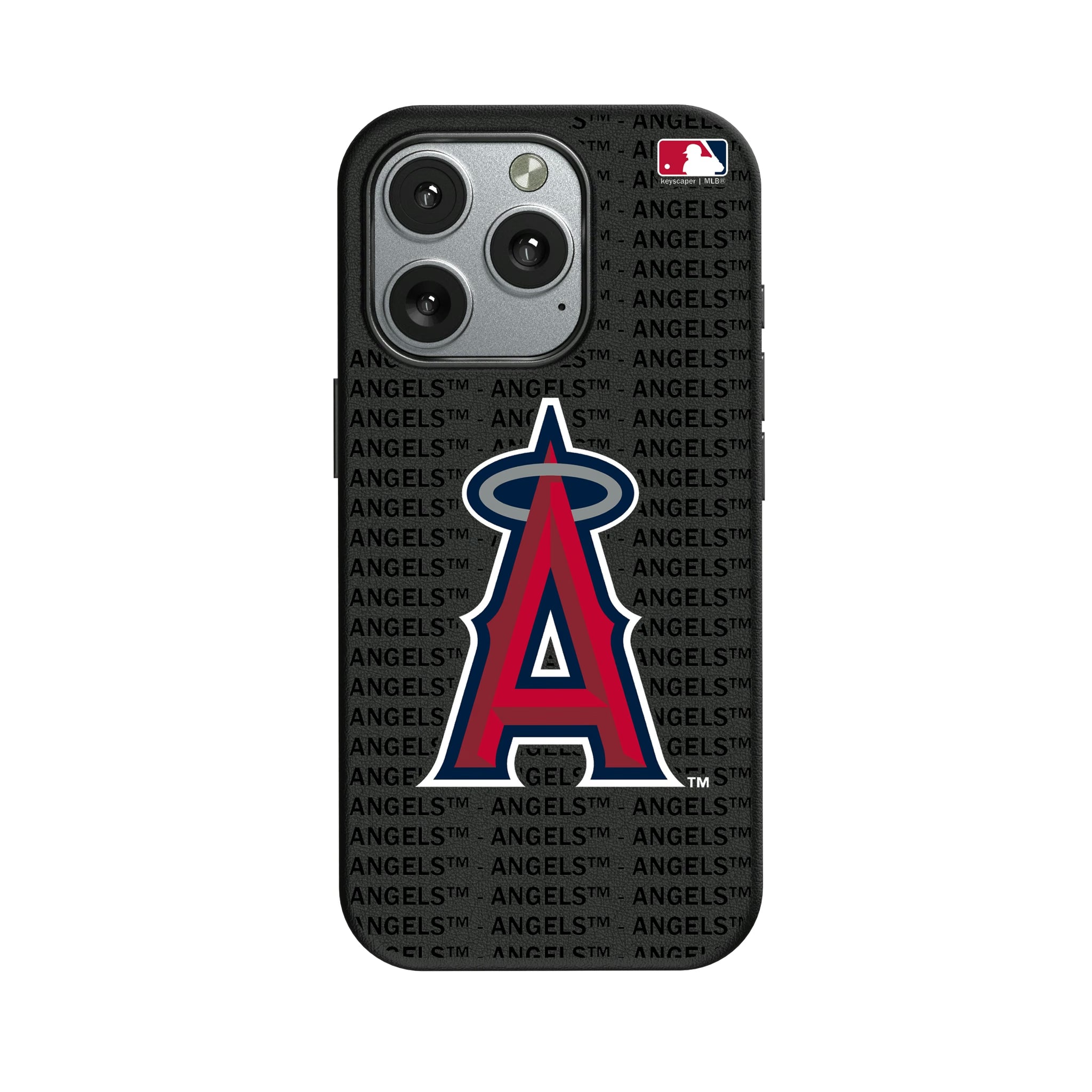 Los Angeles Angels Text Backdrop iPhone MagSafe Compatible Phone Case for Apple iPhone