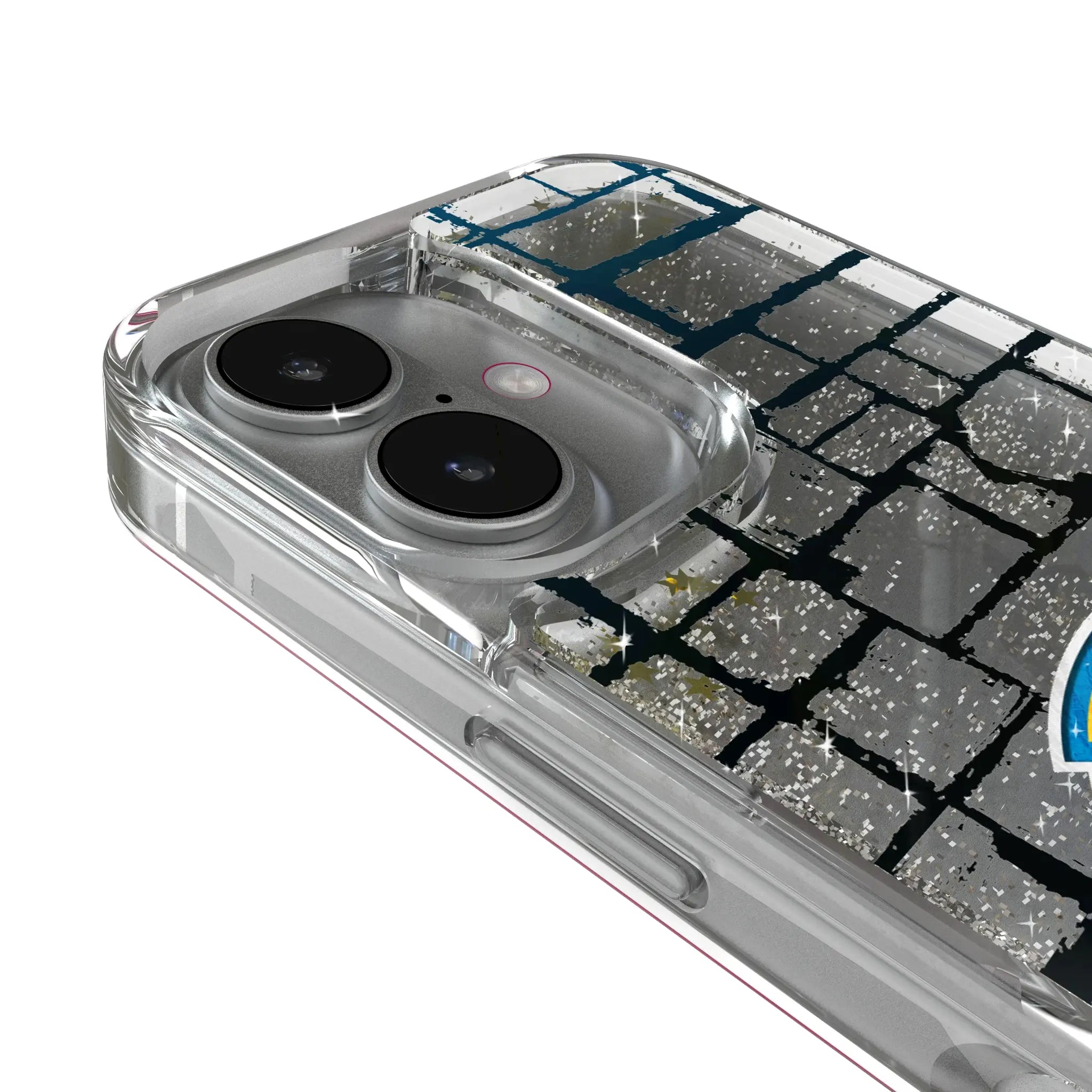Los Angeles Chargers Brick iPhone Glitter Phone Case for Apple iPhone - Detail