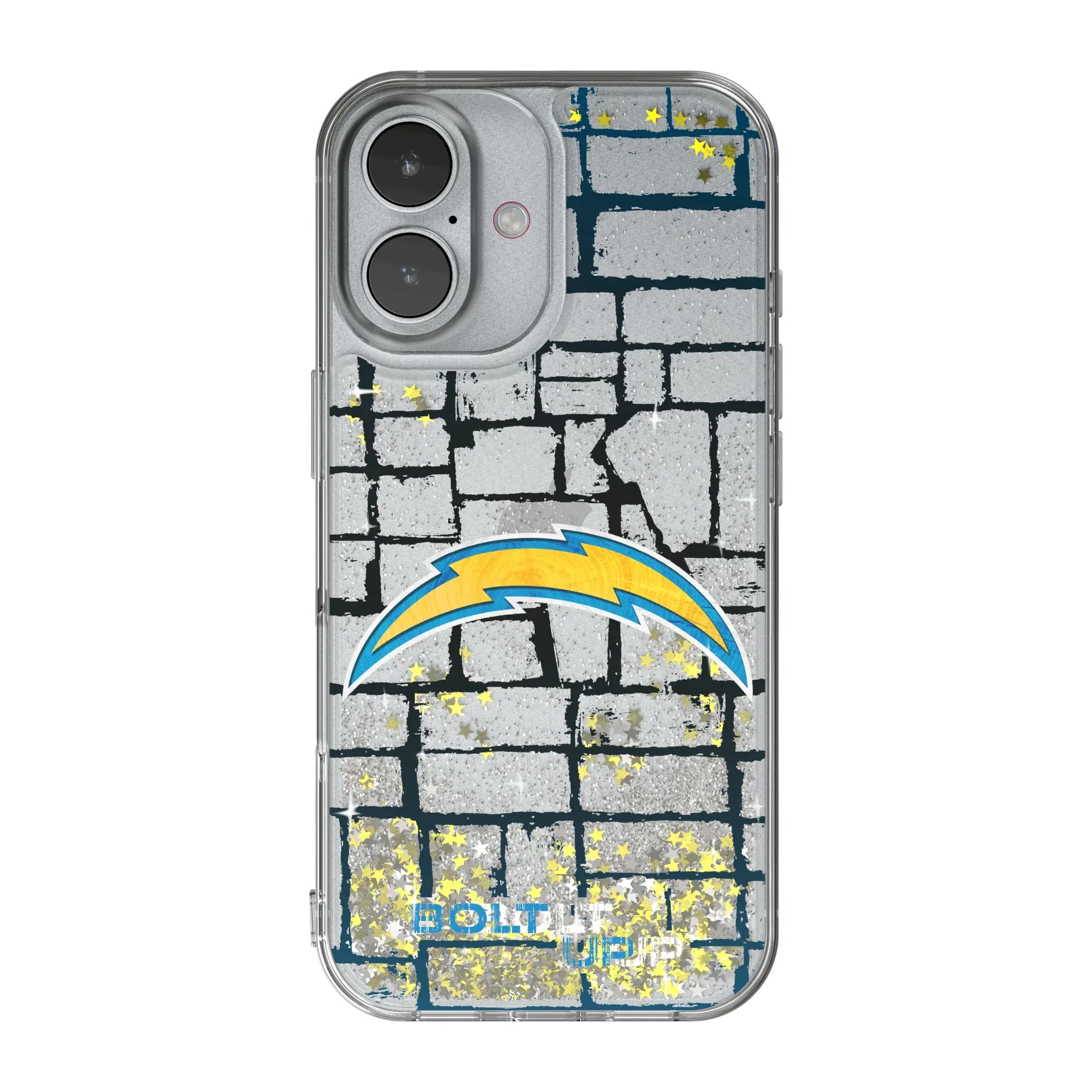 Los Angeles Chargers Brick iPhone Glitter Phone Case for Apple iPhone