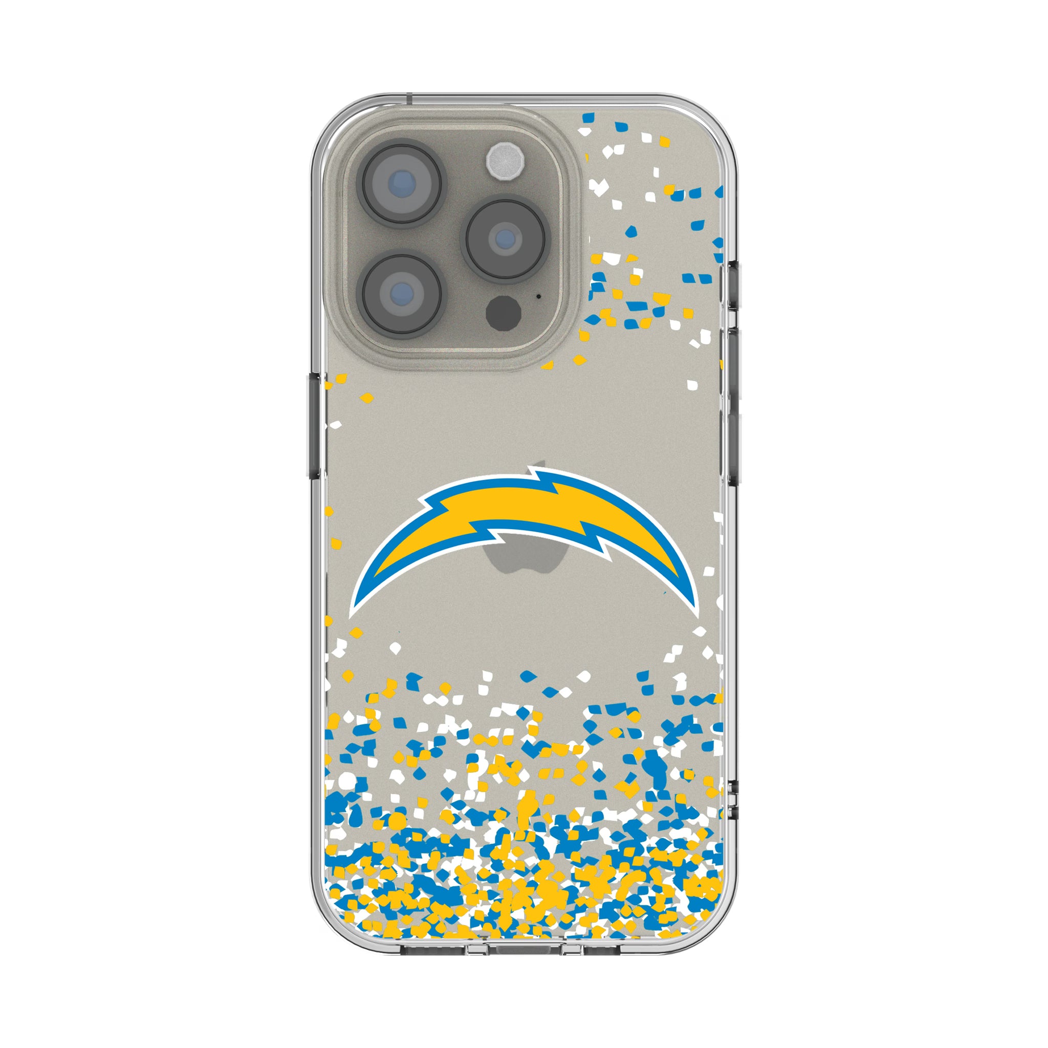 Los Angeles Chargers Confetti iPhone Clear Phone Case for Apple iPhone