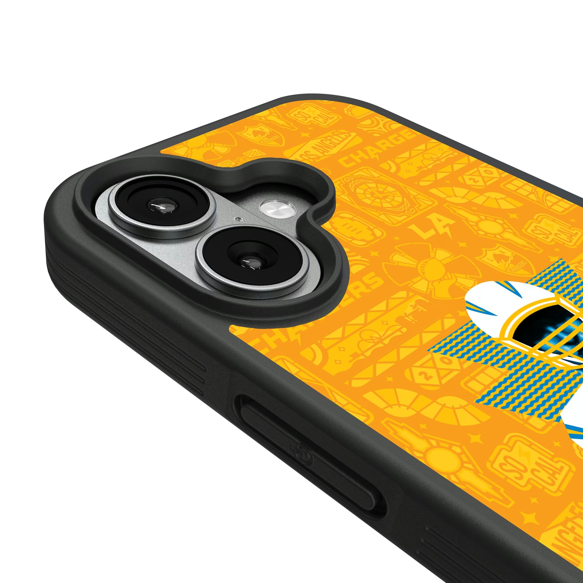 Los Angeles Chargers Deco iPhone Bump Phone Case for Apple iPhone - Detail#Device_iPhone 17
