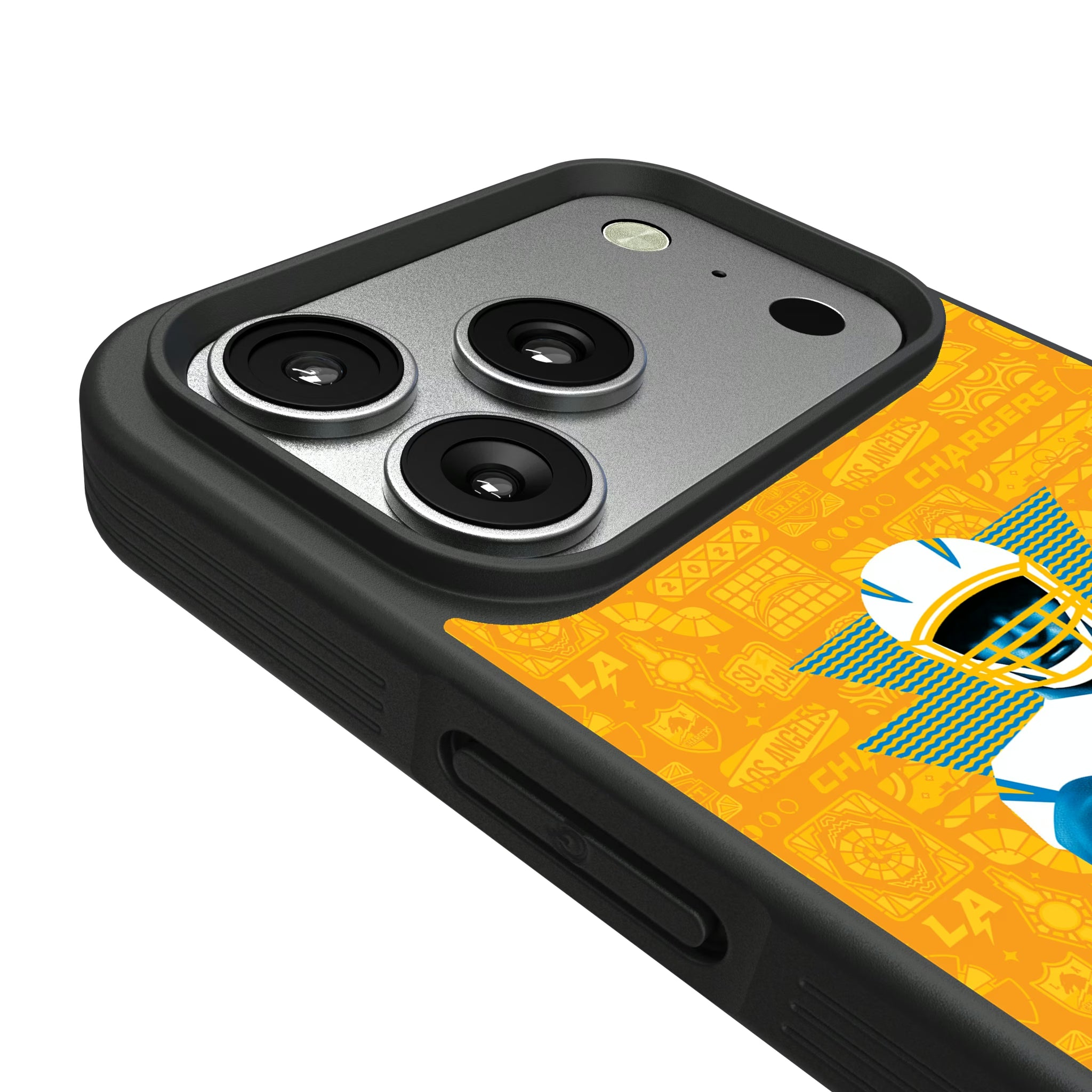 Los Angeles Chargers Deco iPhone Bump Phone Case for Apple iPhone - Detail#Device_iPhone 17 Pro