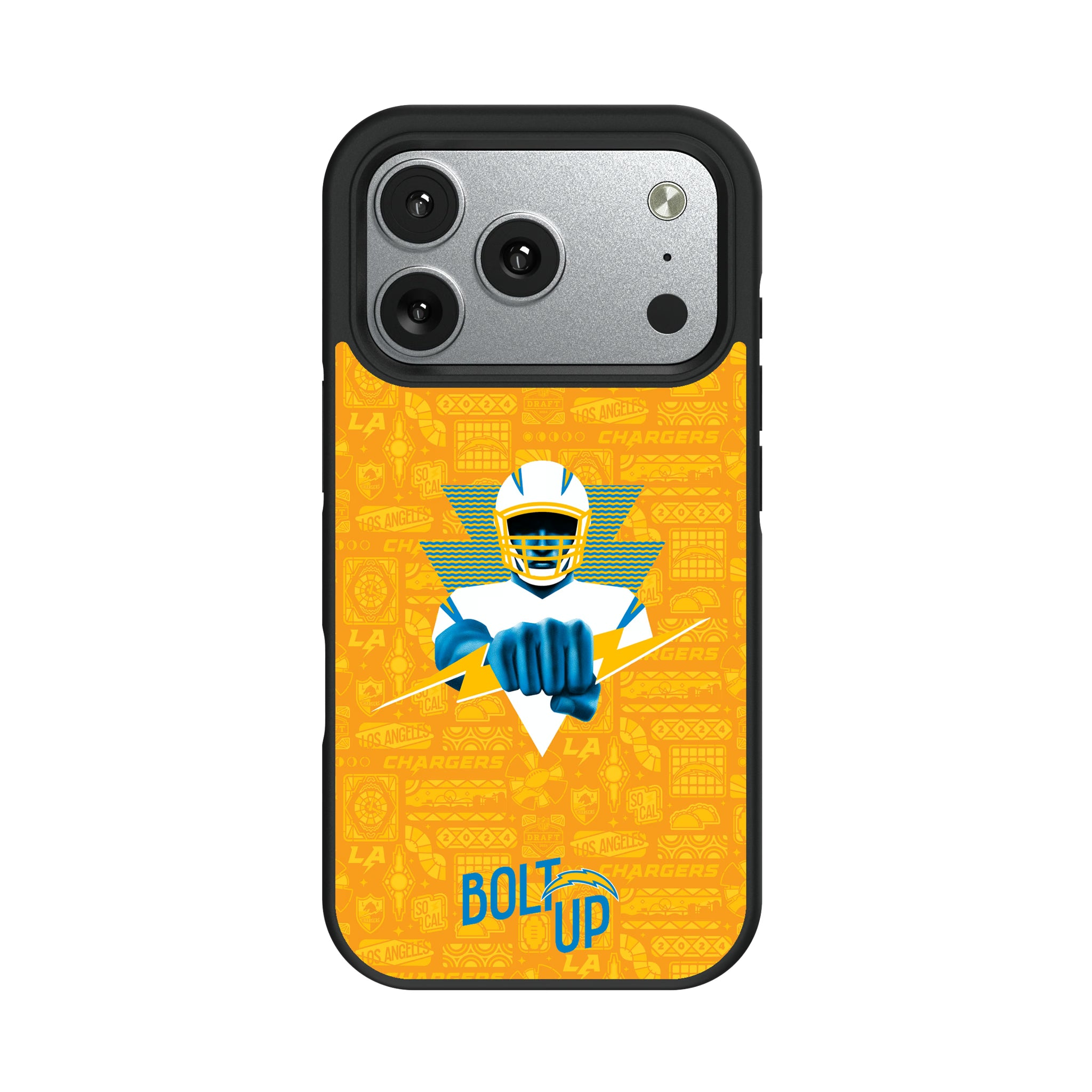 Los Angeles Chargers Deco iPhone Bump Phone Case for Apple iPhone#Device_iPhone 17 Pro