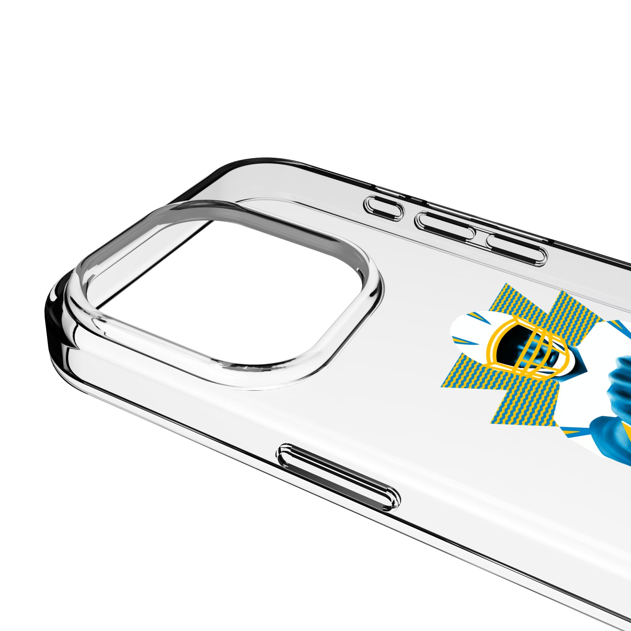 Los Angeles Chargers Deco iPhone Clear Phone Case for Apple iPhone - Detail