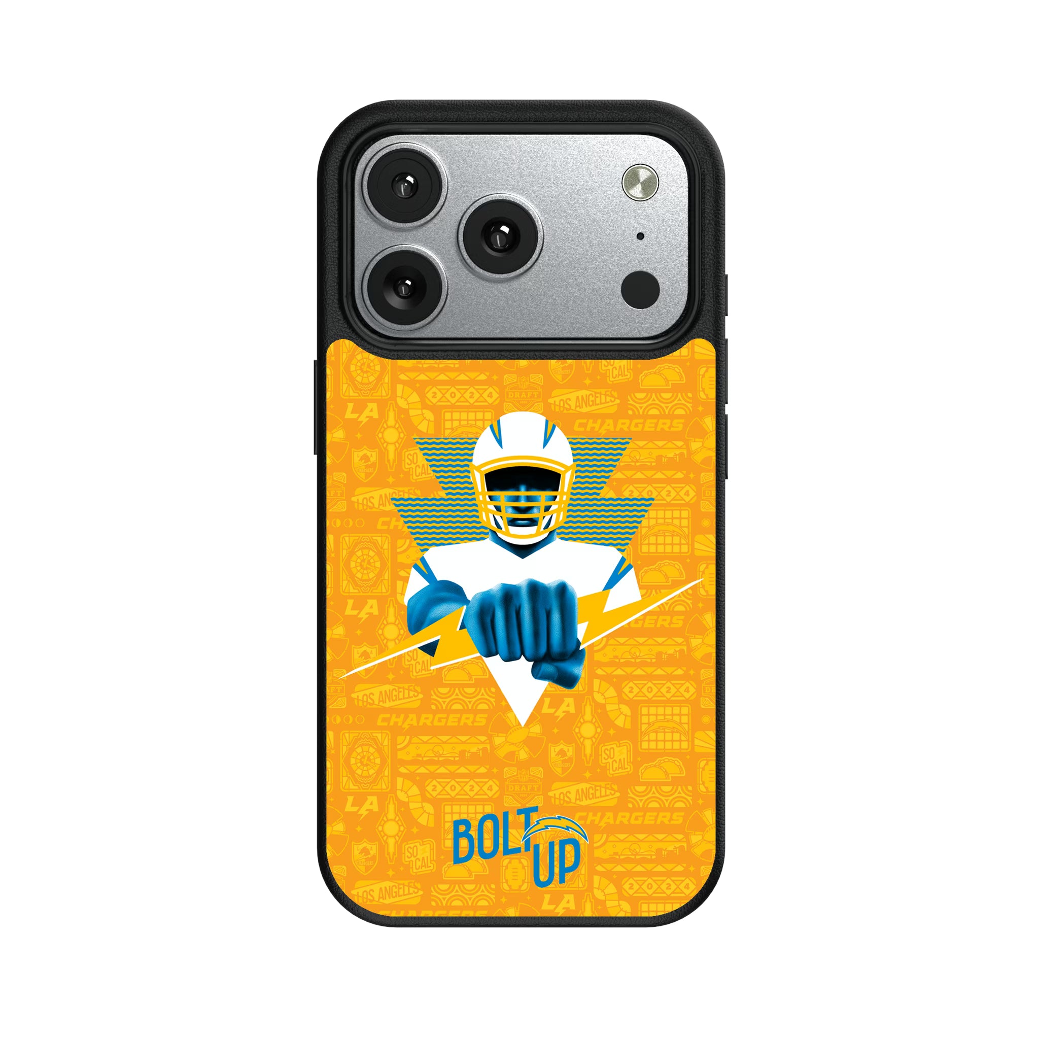 Los Angeles Chargers Deco iPhone MagSafe Compatible Phone Case for Apple iPhone#Device_iPhone 17 Pro