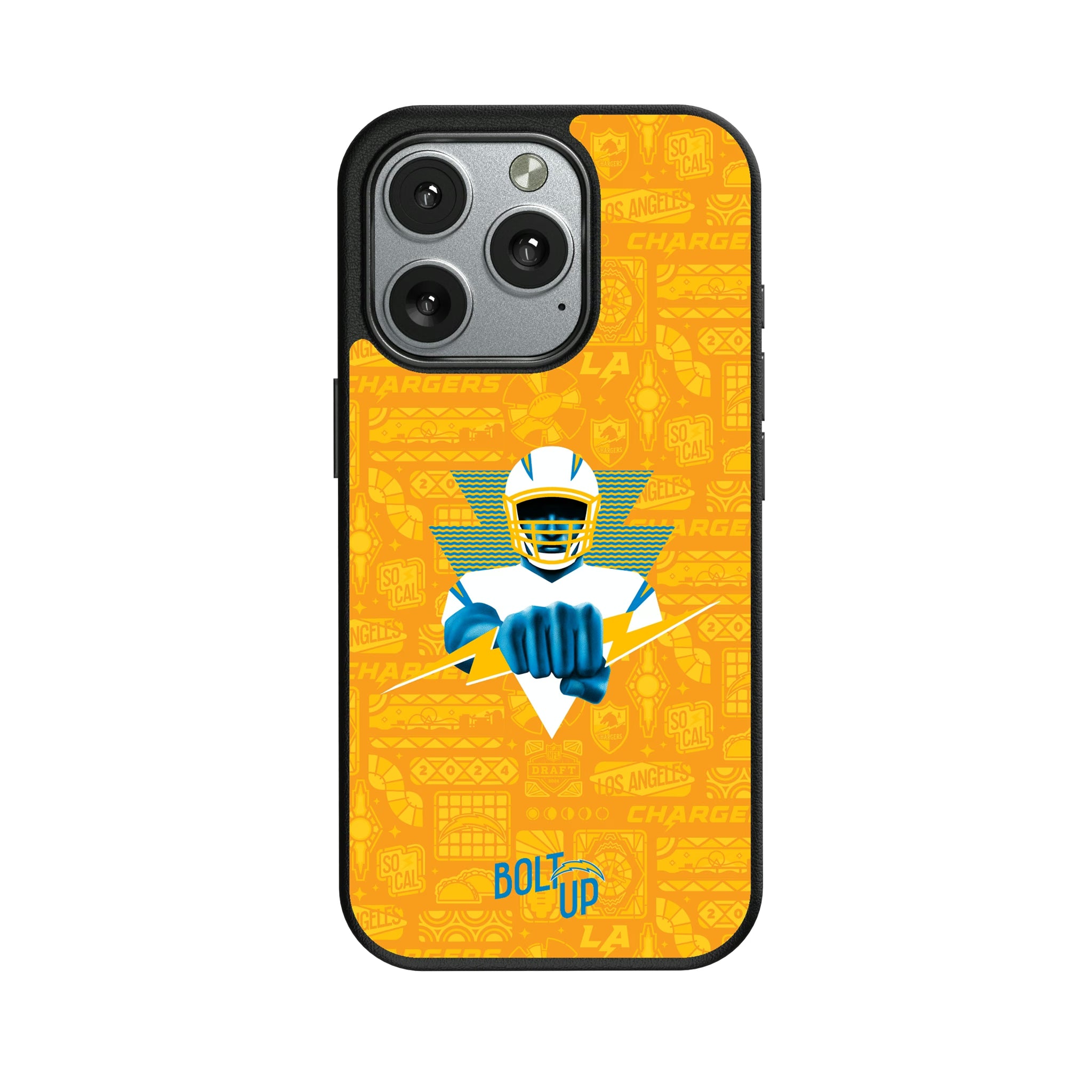 Los Angeles Chargers Deco iPhone MagSafe Compatible Phone Case for Apple iPhone