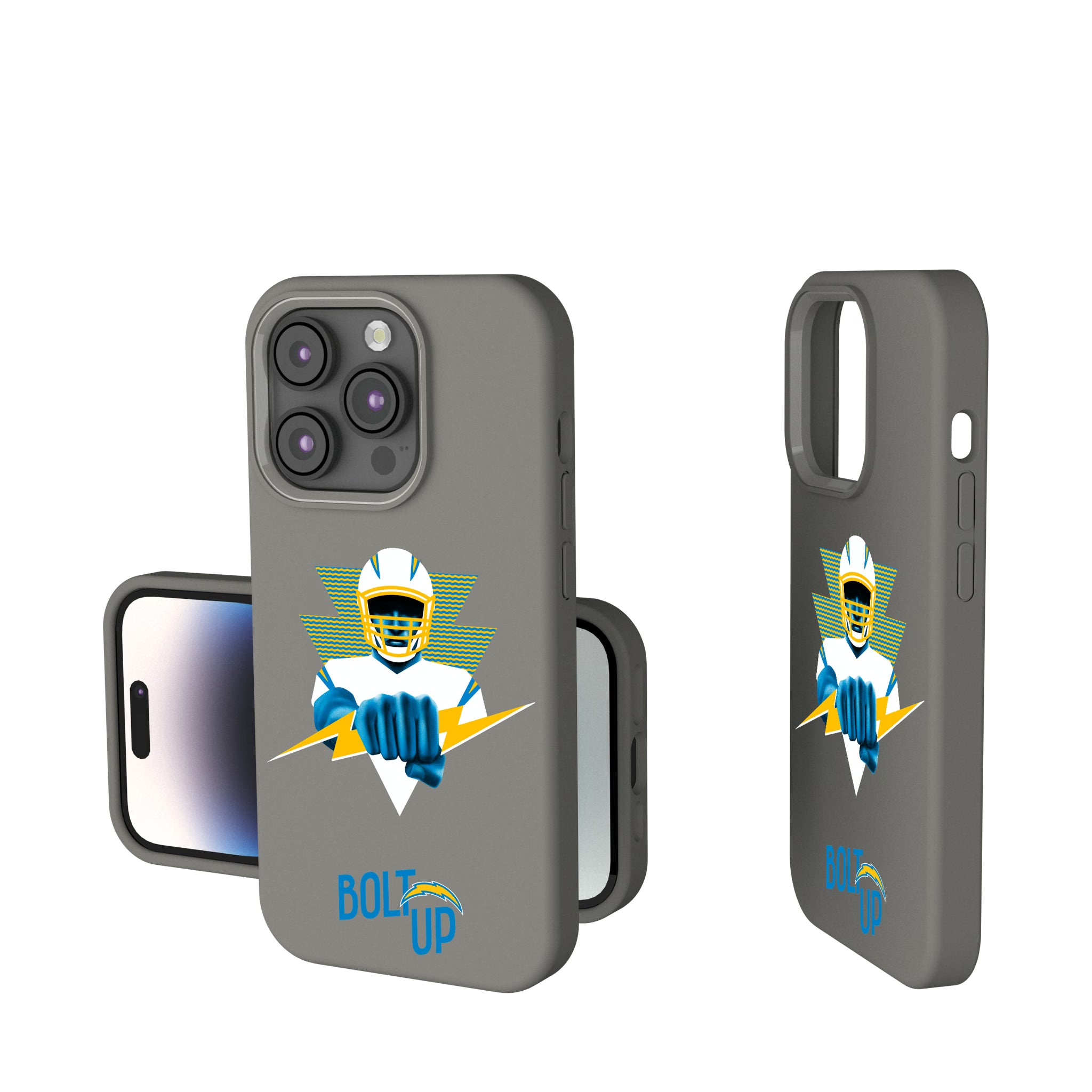 Los Angeles Chargers Deco iPhone Soft Touch Phone Case for Apple iPhone