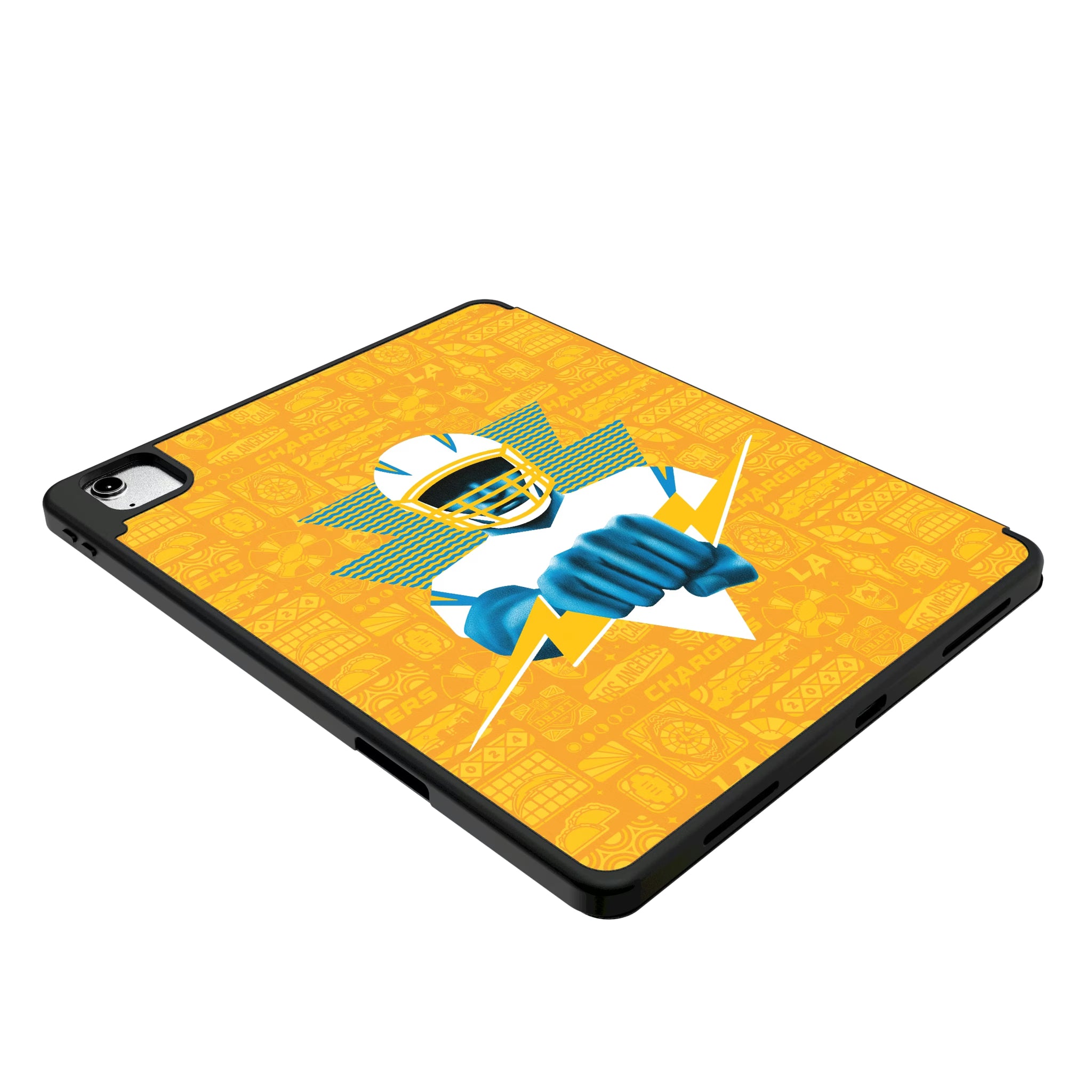 Los Angeles Chargers Deco iPad Tablet Case for Apple iPad - Isometric View
