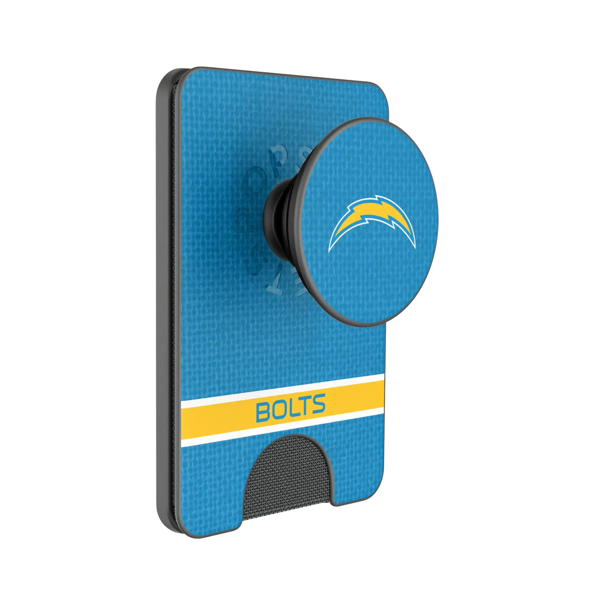 Los Angeles Chargers Endzone Solid Popsockets Wallet Magnetic