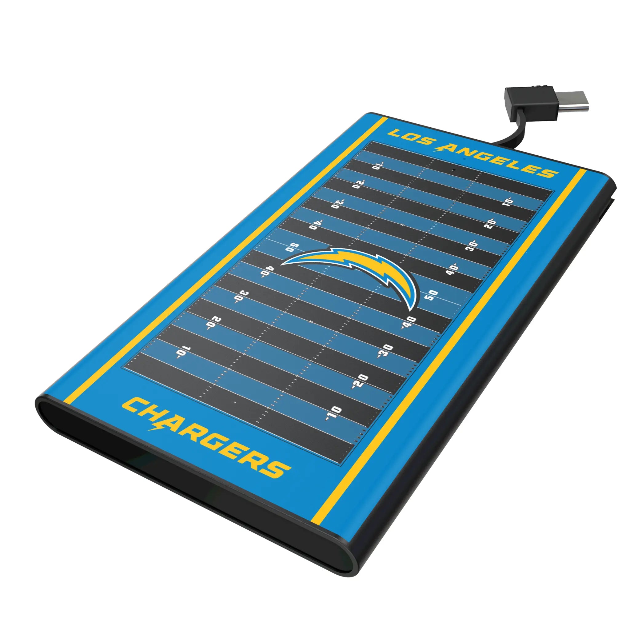 Los Angeles Chargers Field 5000mAh Flat Power Bank