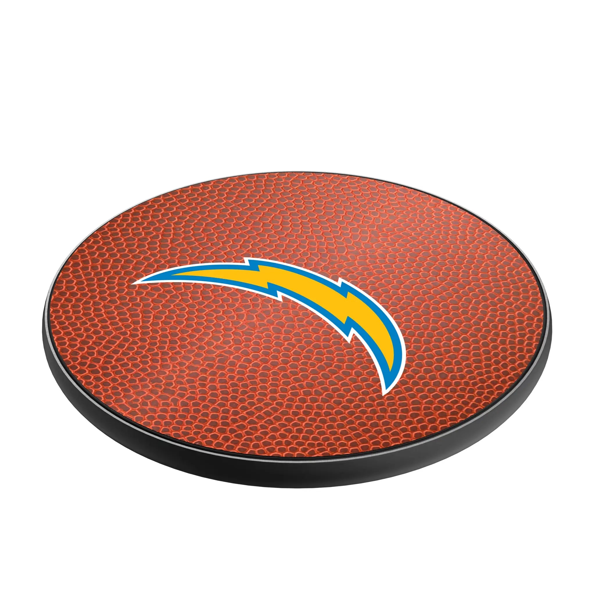 Los Angeles Chargers Football 15-Watt Wireless Charger - Isometric View