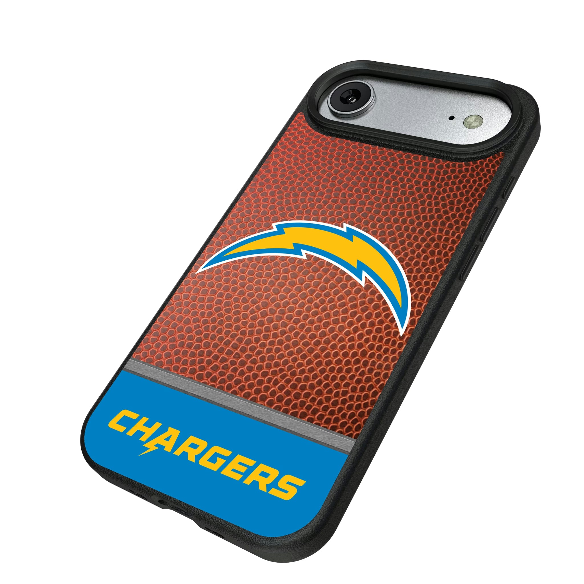 Los Angeles Chargers Football Wordmark iPhone MagSafe Compatible Phone Case for Apple iPhone - Isometric View#Device_iPhone Air