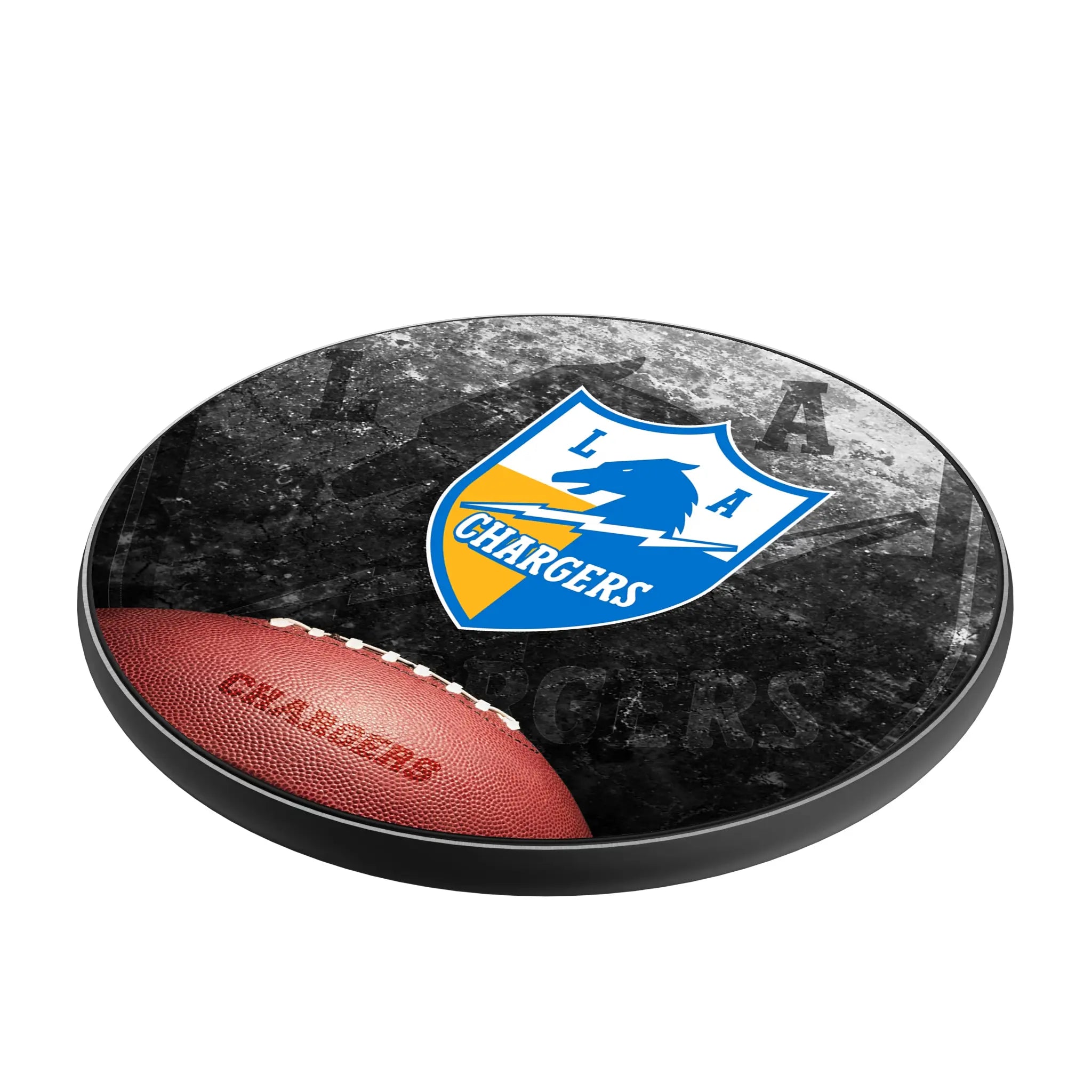 Los Angeles Chargers Historic Collection Legendary 15-Watt Wireless Charger - Isometric View
