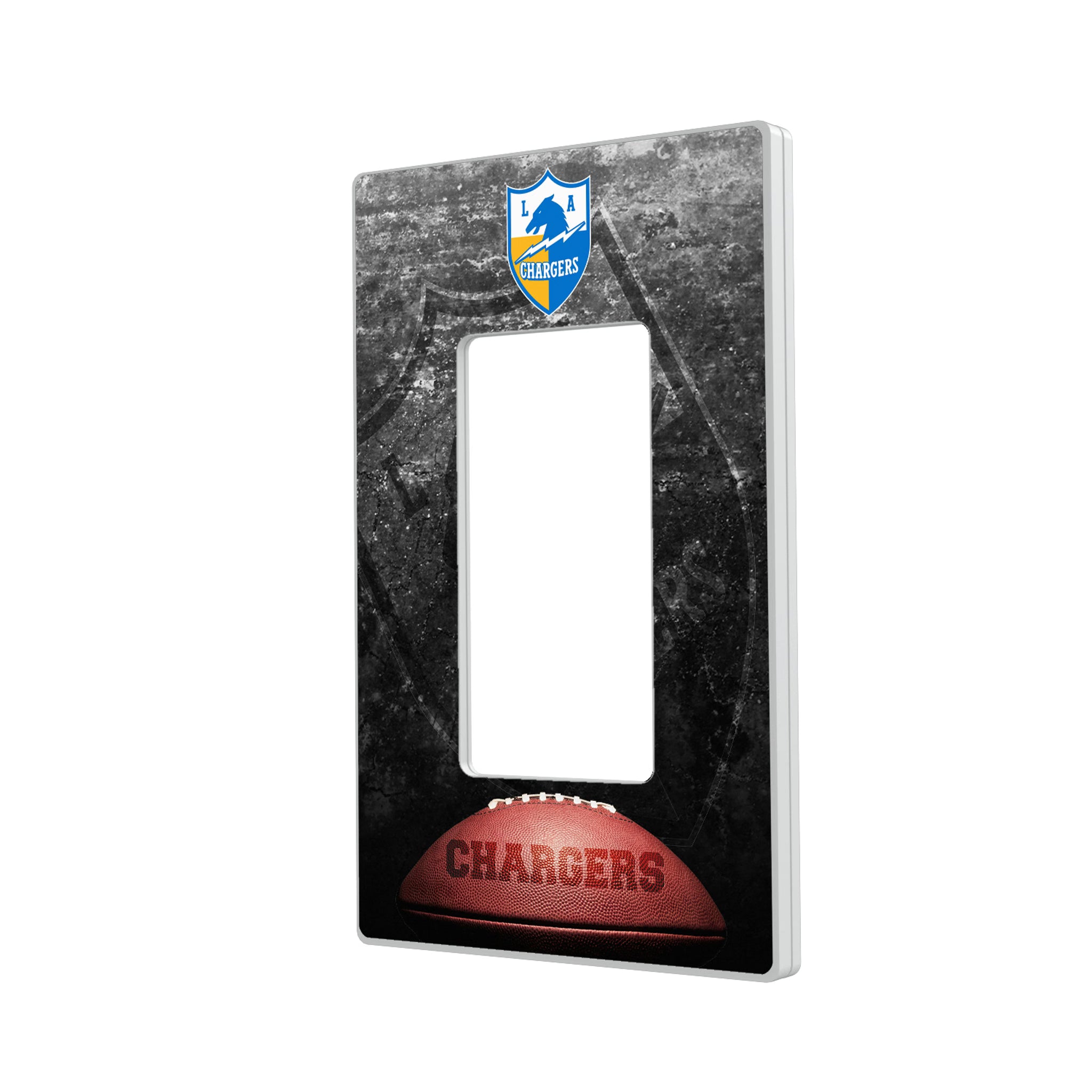 Los Angeles Chargers Historic Collection Legendary Hidden-Screw Light Switch Plate#Style_Single Rocker