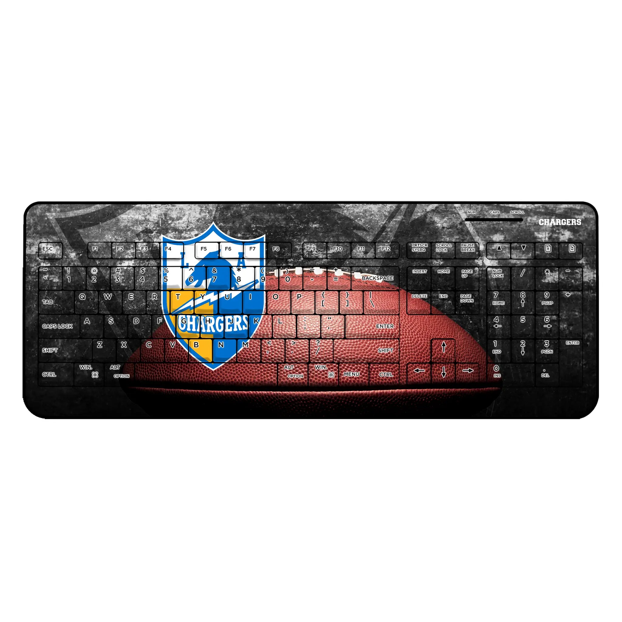 Los Angeles Chargers Historic Collection Legendary Wireless USB Keyboard