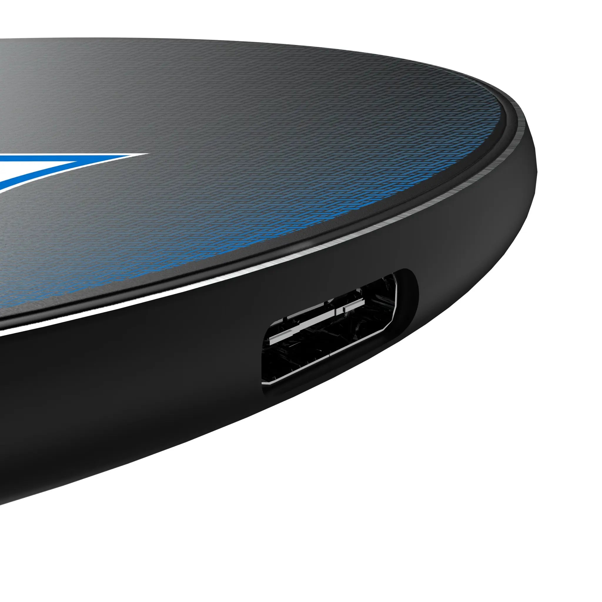 Los Angeles Chargers Historic Collection Linen 15-Watt Wireless Charger - Detail