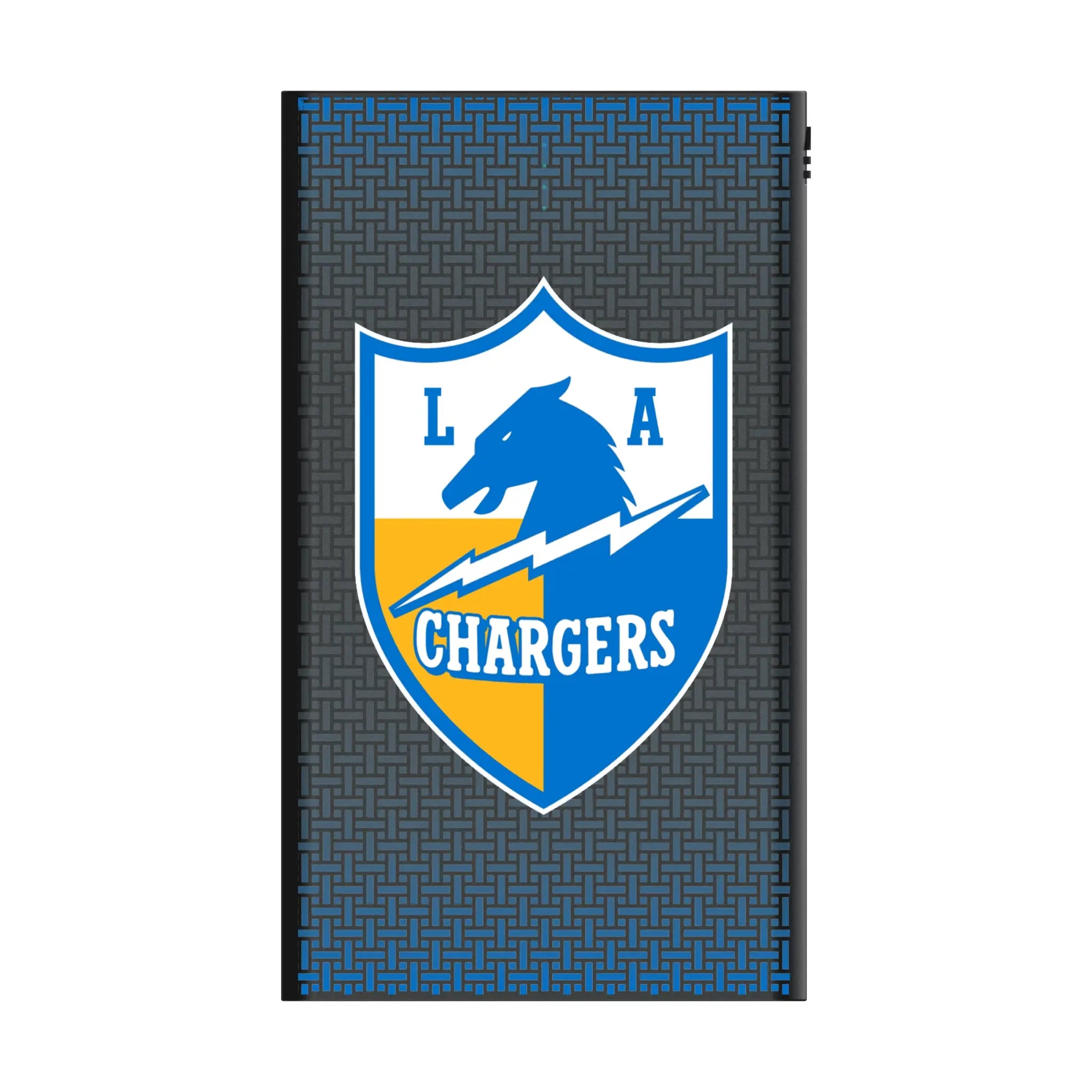 Los Angeles Chargers Historic Collection Linen 5000mAh Flat Power Bank