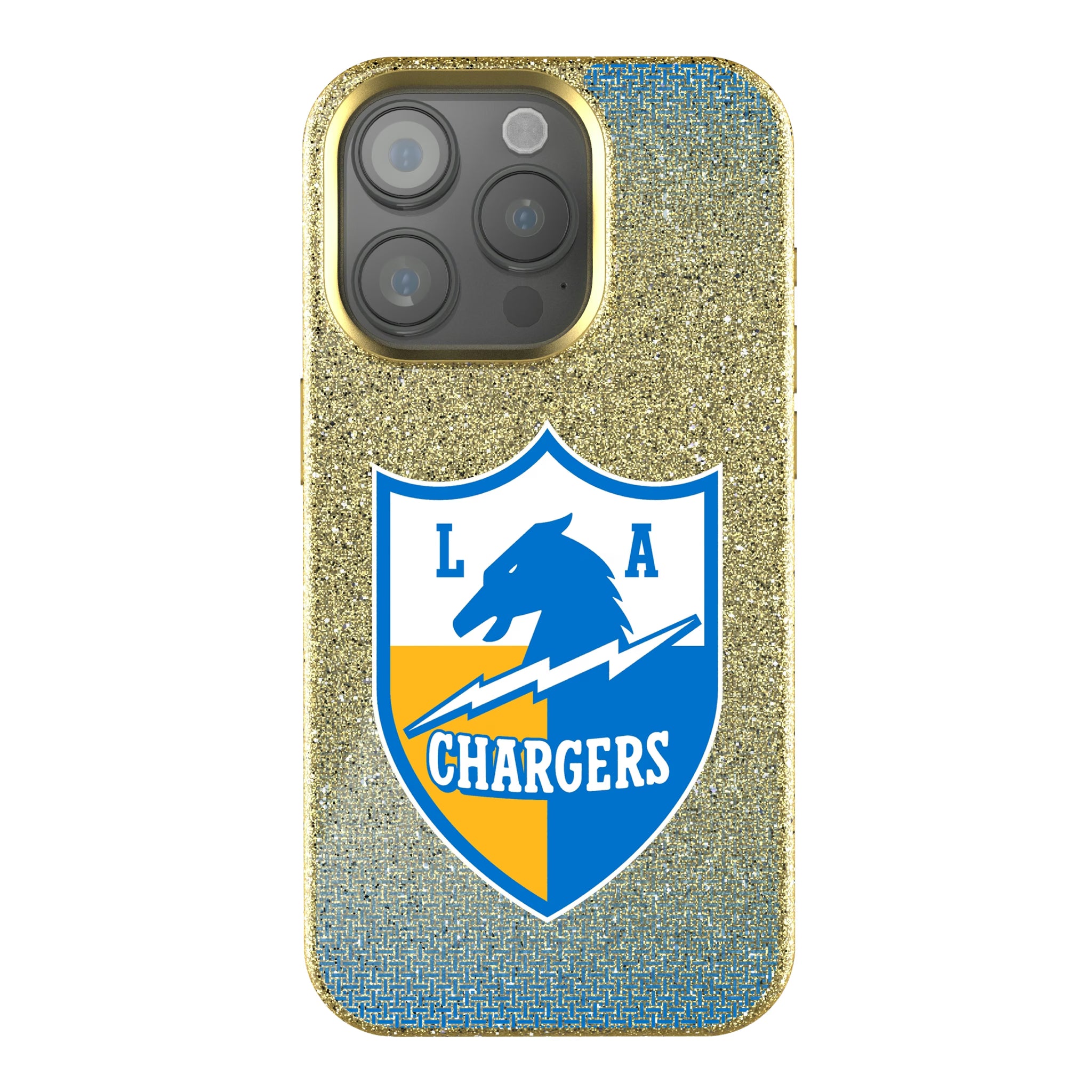 Los Angeles Chargers Historic Collection Linen iPhone Bling Phone Case for Apple iPhone