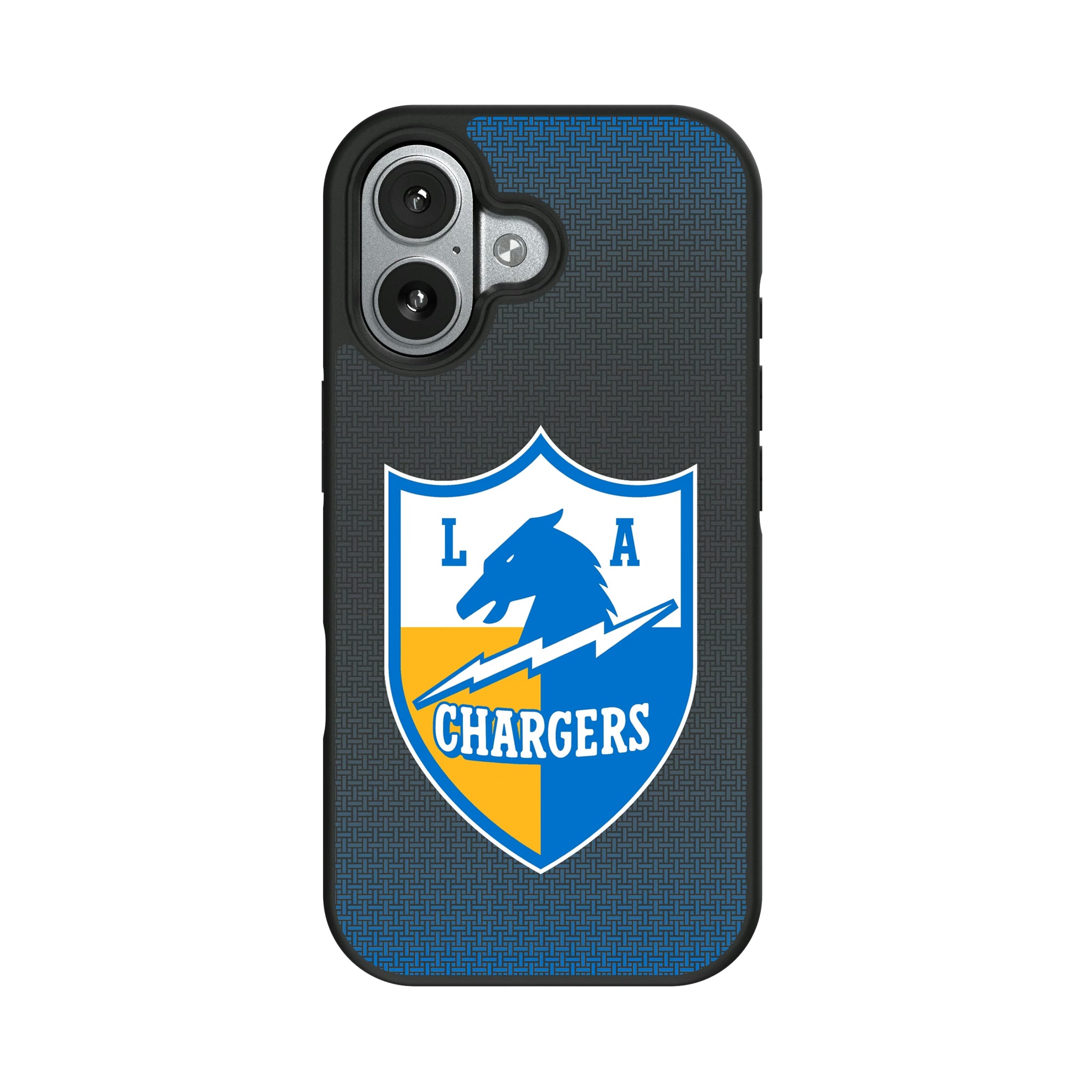 Los Angeles Chargers Historic Collection Linen iPhone Bump Phone Case for Apple iPhone#Device_iPhone 17