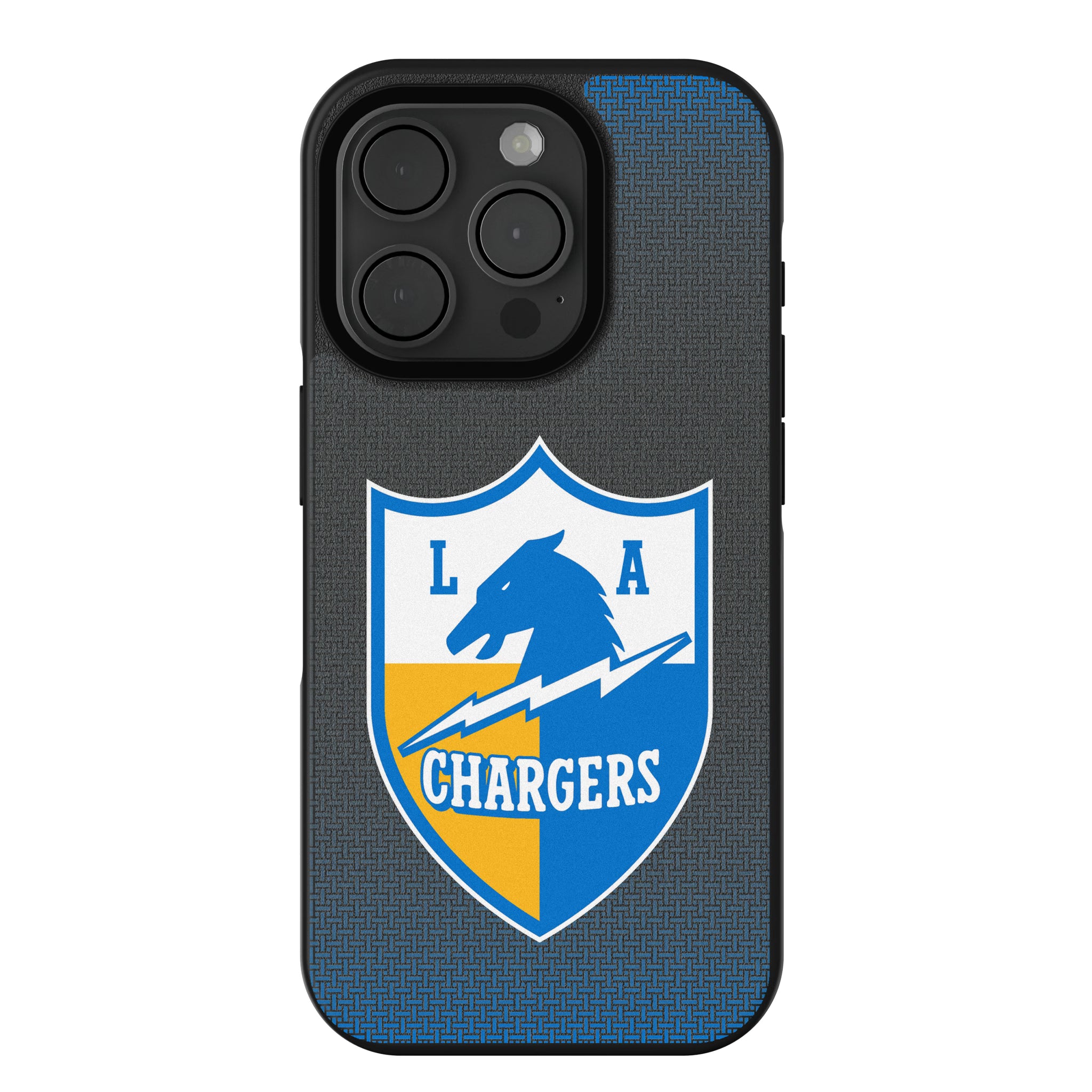 Los Angeles Chargers Historic Collection Linen iPhone Bump Phone Case for Apple iPhone