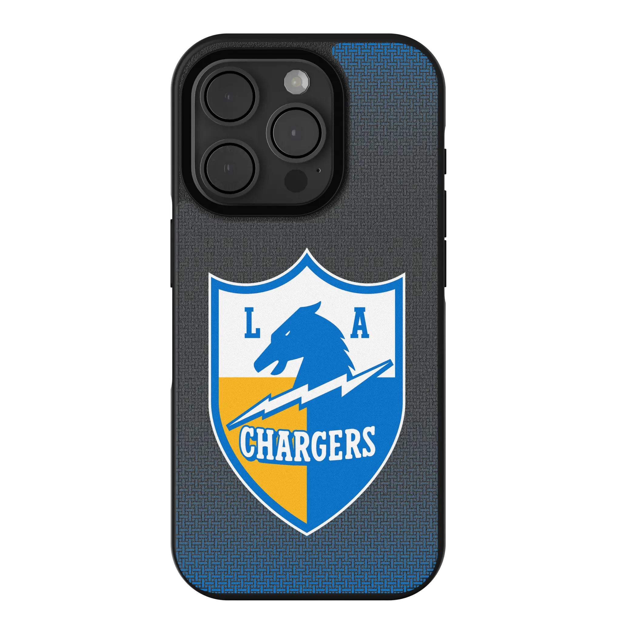 Los Angeles Chargers Historic Collection Linen iPhone Bump Phone Case for Apple iPhone