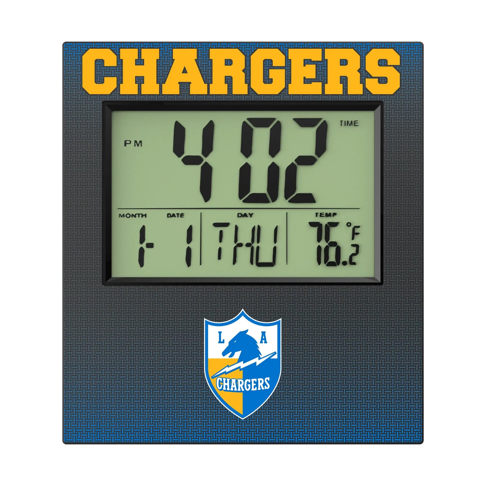 Los Angeles Chargers Historic Collection Linen Wall Clock