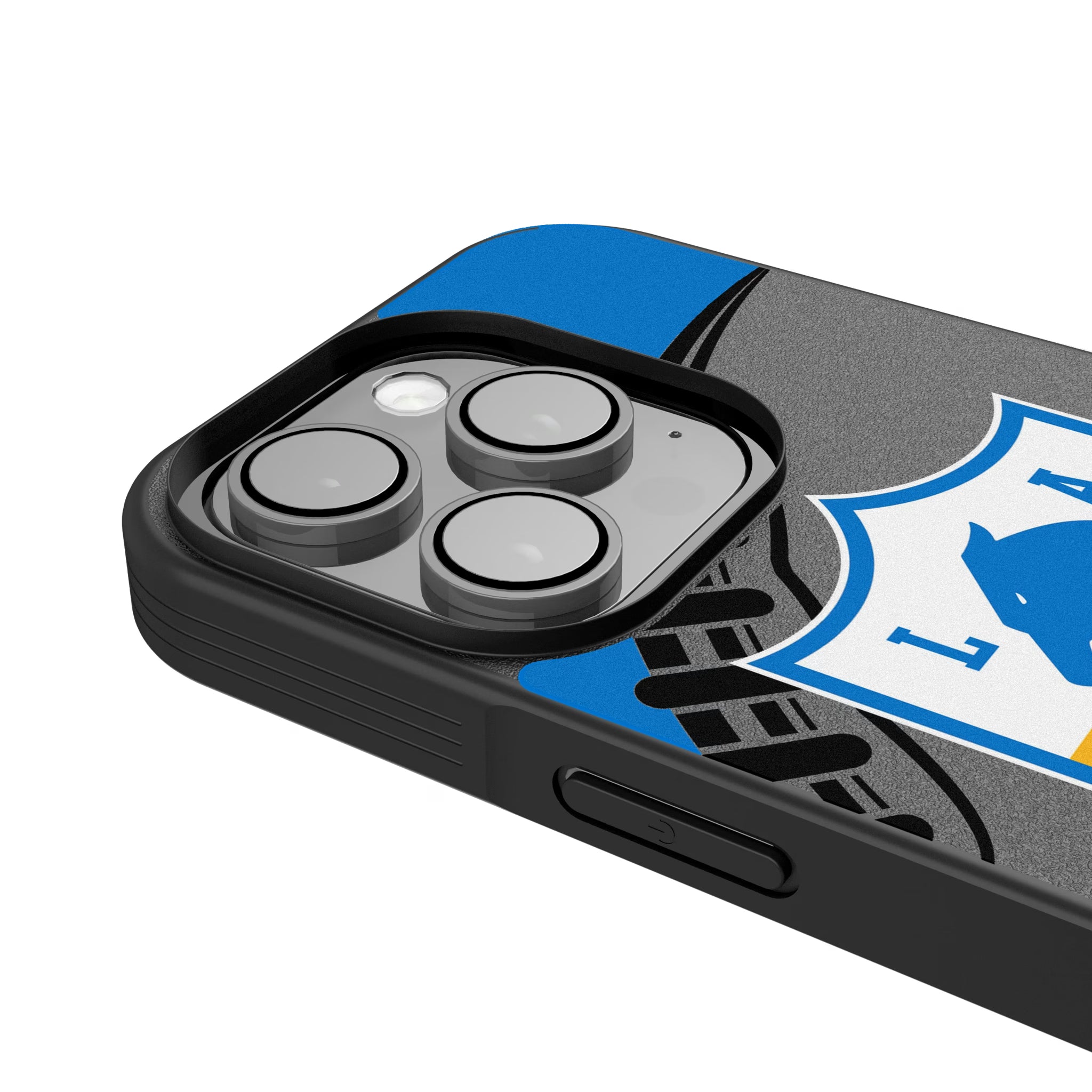 Los Angeles Chargers Historic Collection Passtime iPhone Bump Phone Case for Apple iPhone - Detail