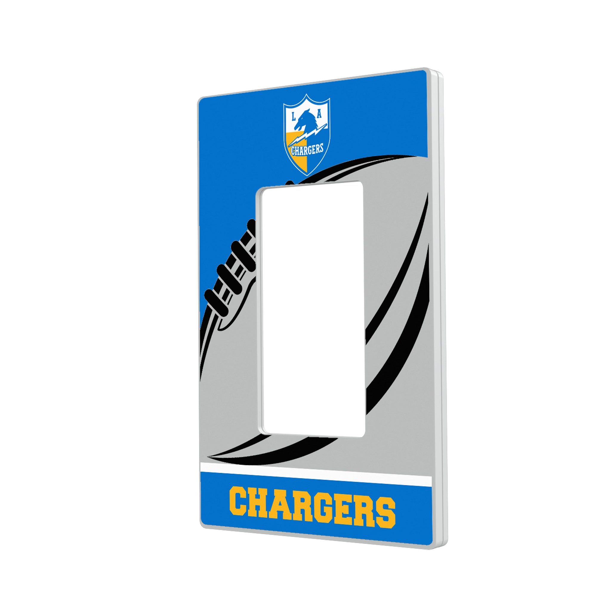 Los Angeles Chargers Historic Collection Passtime Hidden-Screw Light Switch Plate#Style_Single Rocker