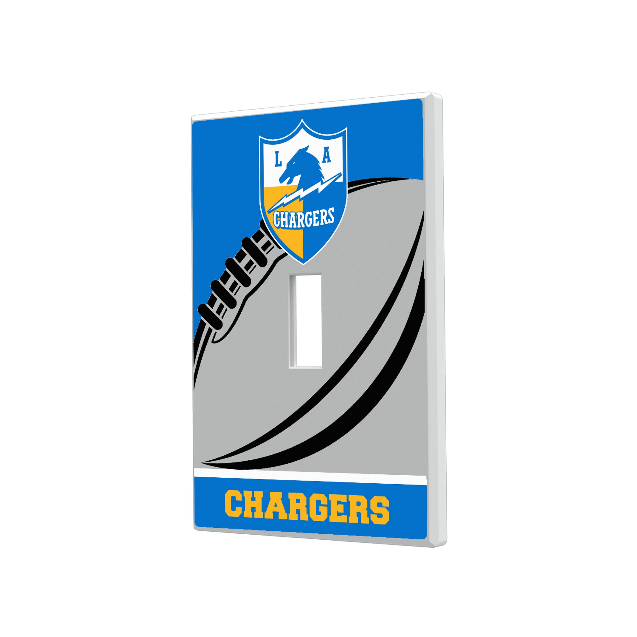 Los Angeles Chargers Historic Collection Passtime Hidden-Screw Light Switch Plate#Style_Single Toggle