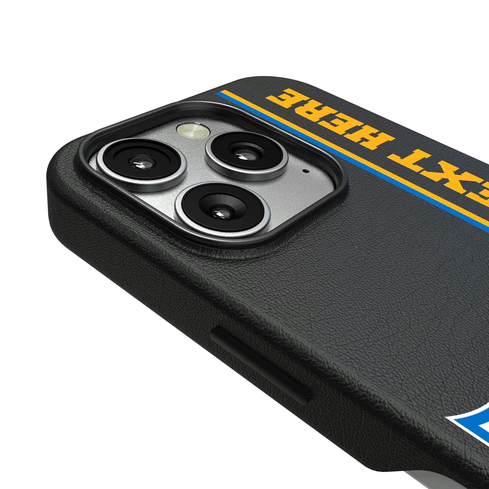 Los Angeles Chargers Historic Collection Personalized Sidebard iPhone MagSafe Compatible Phone Case for Apple iPhone - Detail