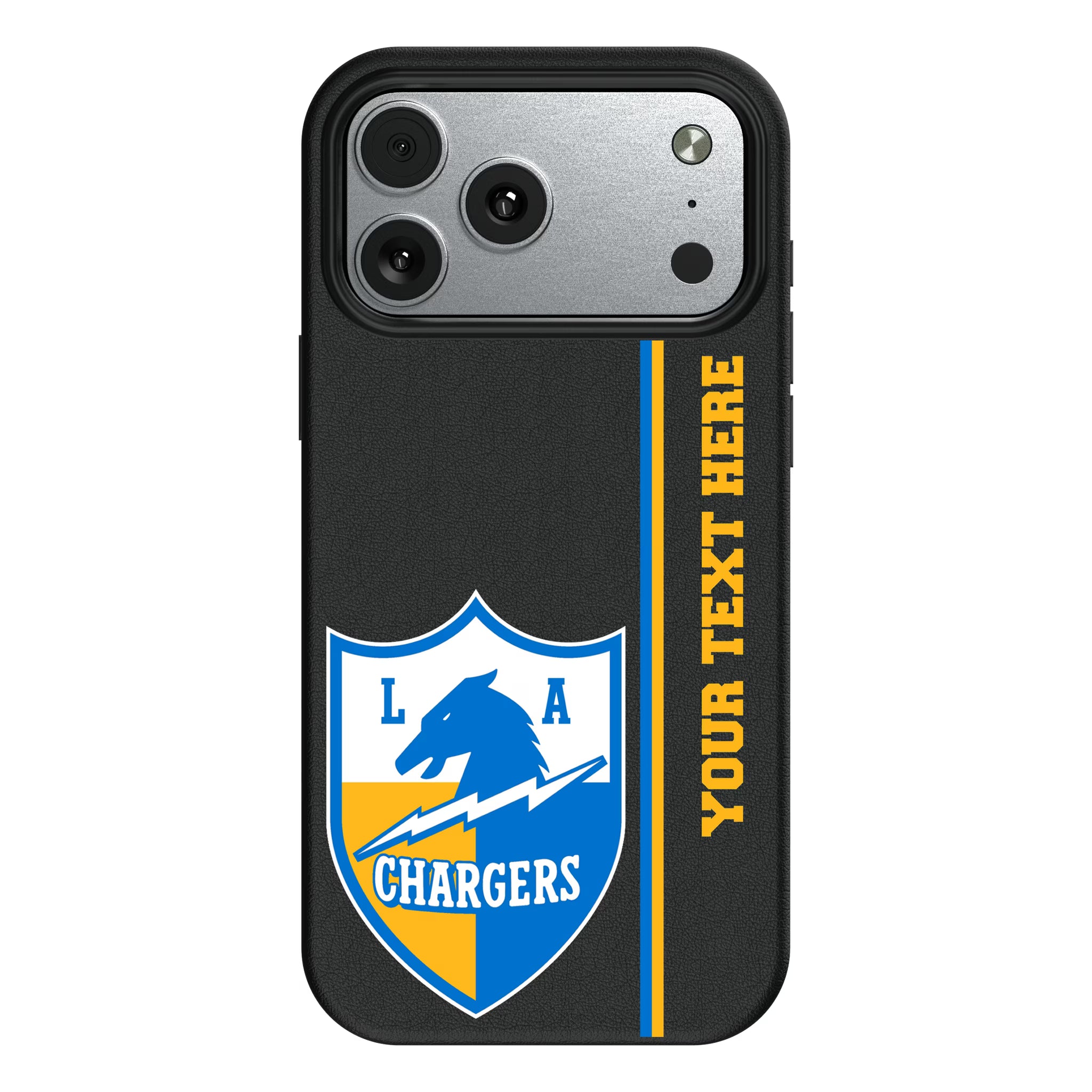 Los Angeles Chargers Historic Collection Personalized Sidebard iPhone MagSafe Compatible Phone Case for Apple iPhone#Device_iPhone 17 Pro Max