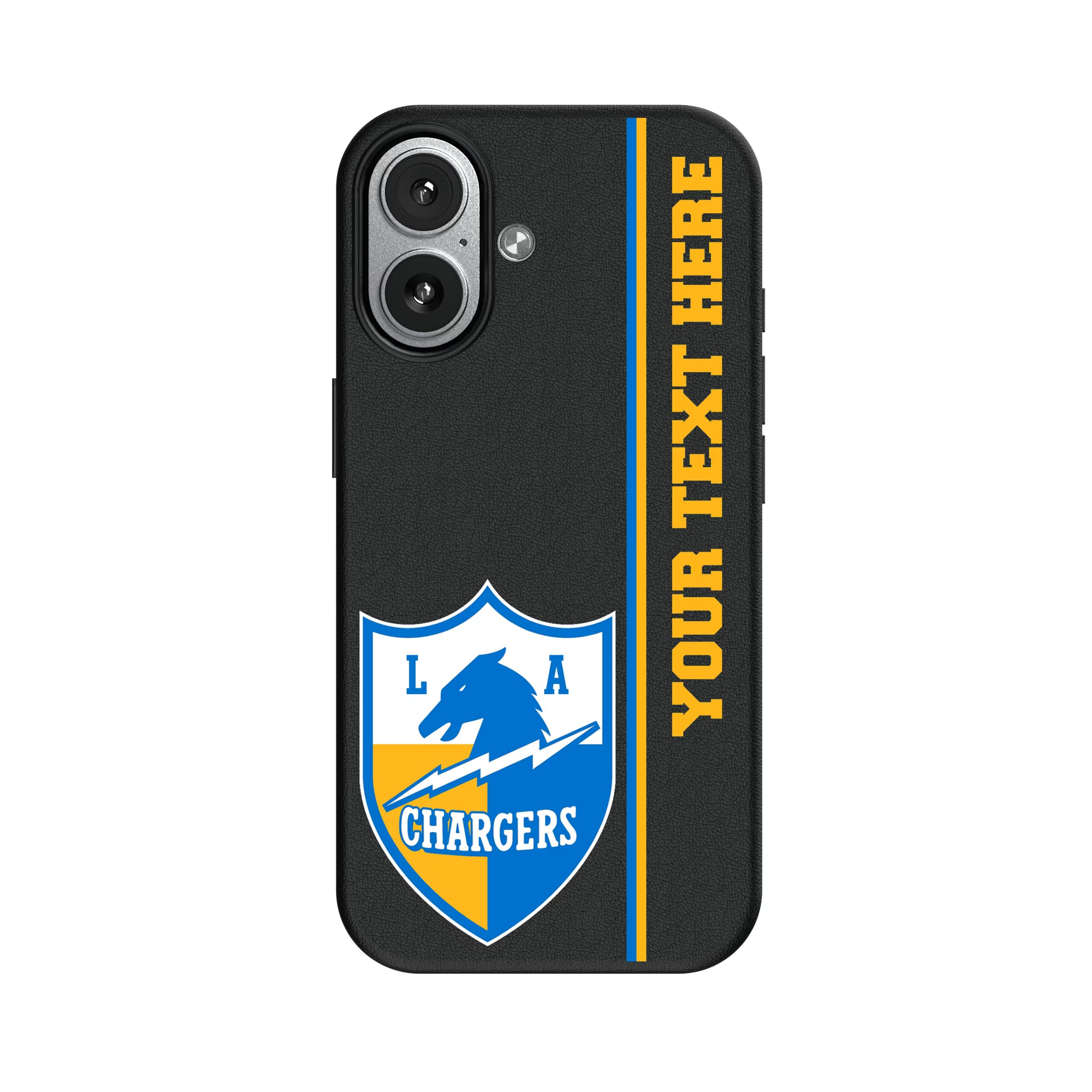 Los Angeles Chargers Historic Collection Personalized Sidebard iPhone MagSafe Compatible Phone Case for Apple iPhone#Device_iPhone 17