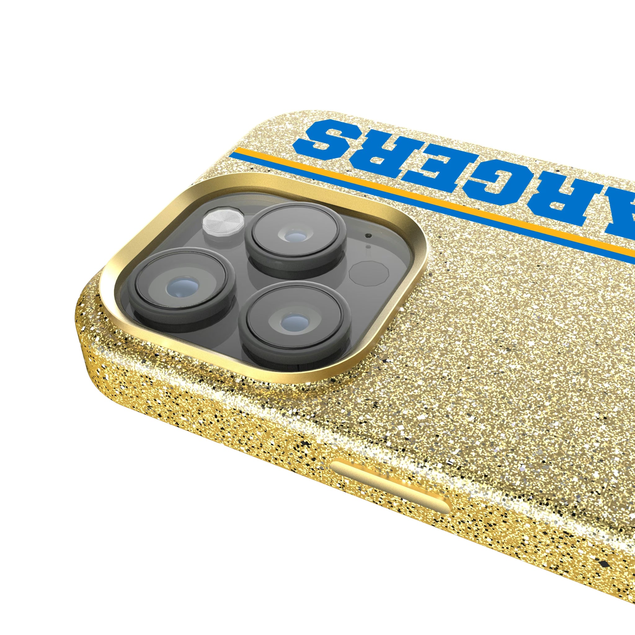 Los Angeles Chargers Historic Collection Sidebar iPhone Bling Phone Case for Apple iPhone - Detail