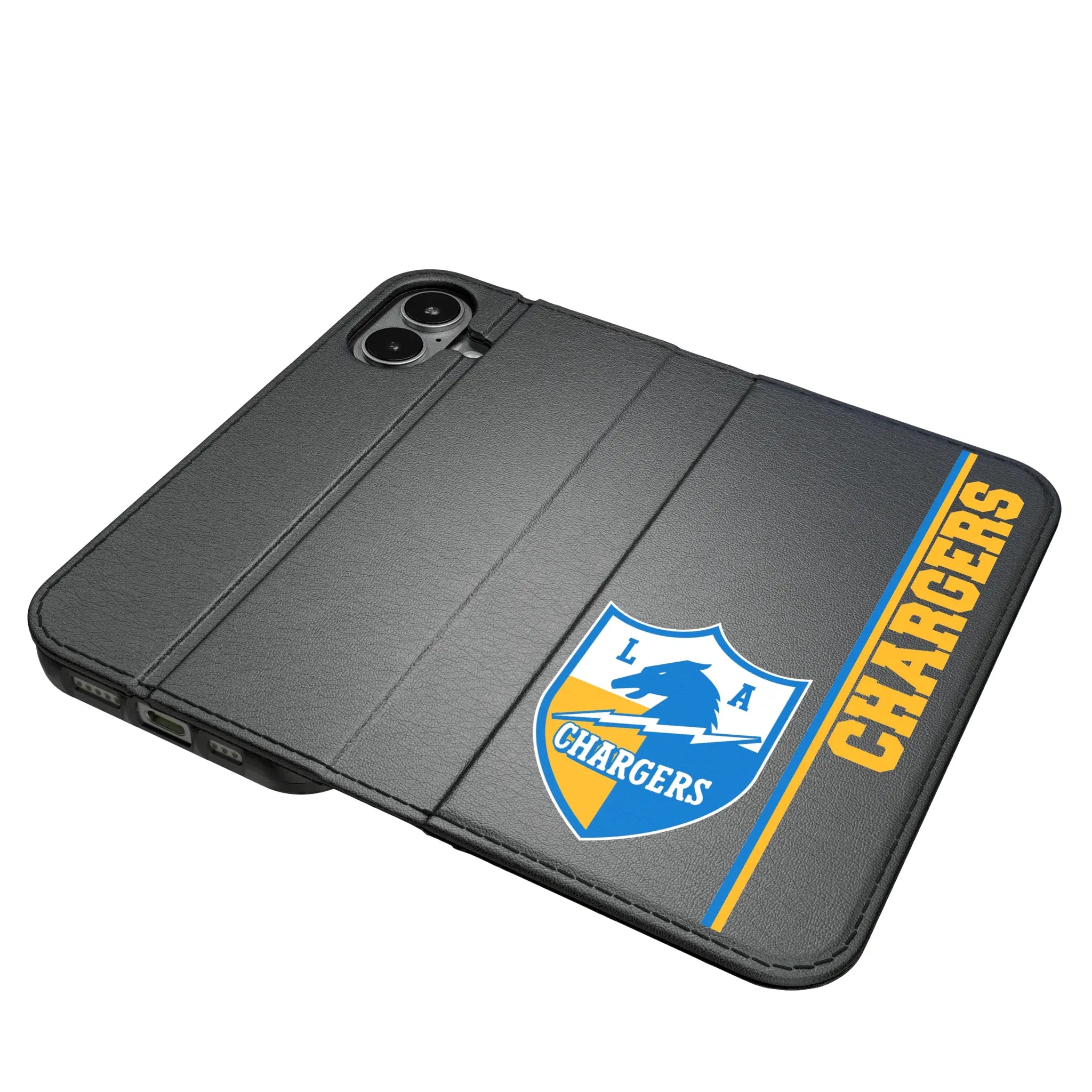 Los Angeles Chargers Historic Collection Sidebar iPhone Folio Phone Case for Apple iPhone#Device_iPhone 17